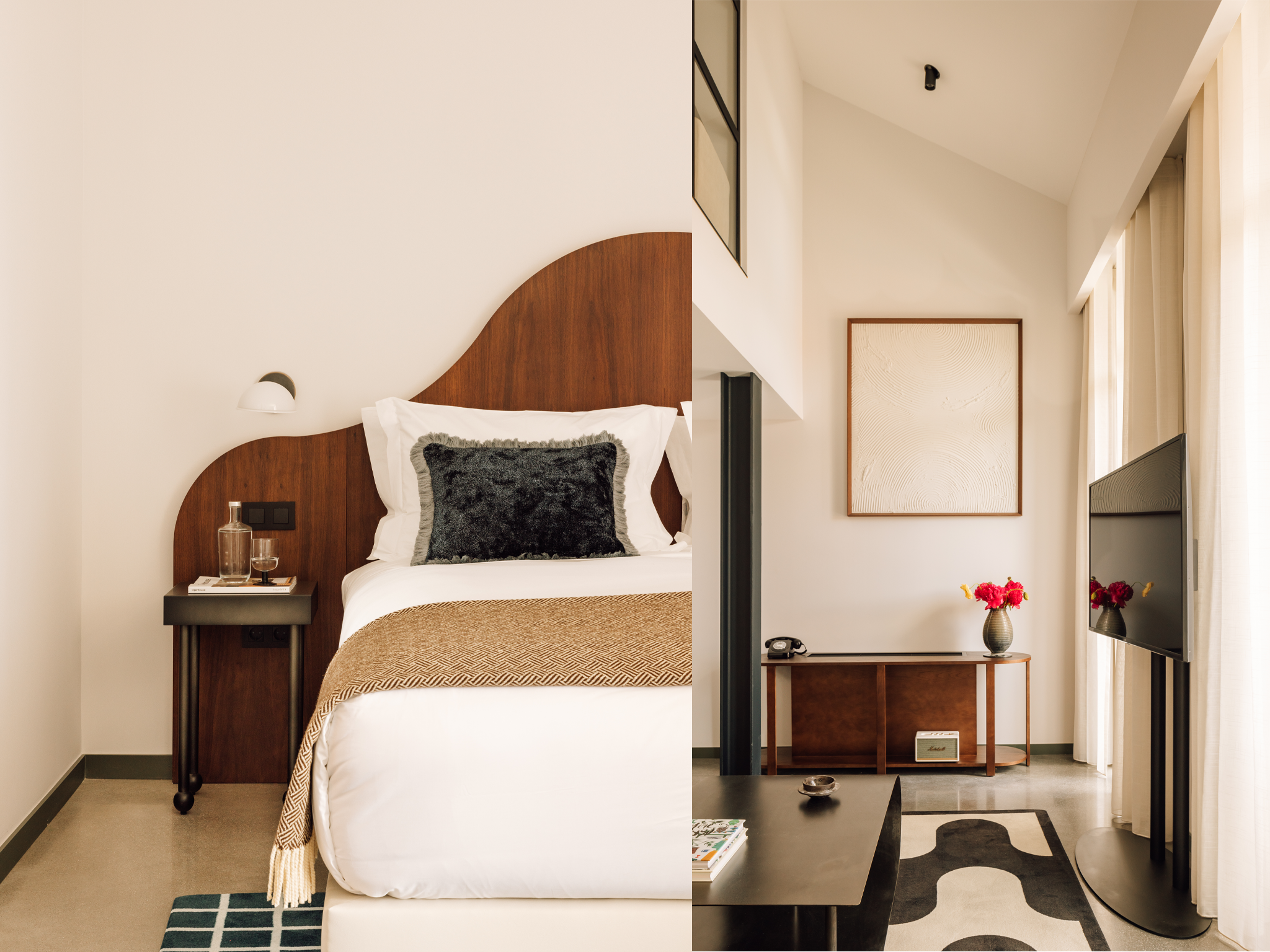 The spacious studio rooms at The Rebello boast fully equipped kitchens