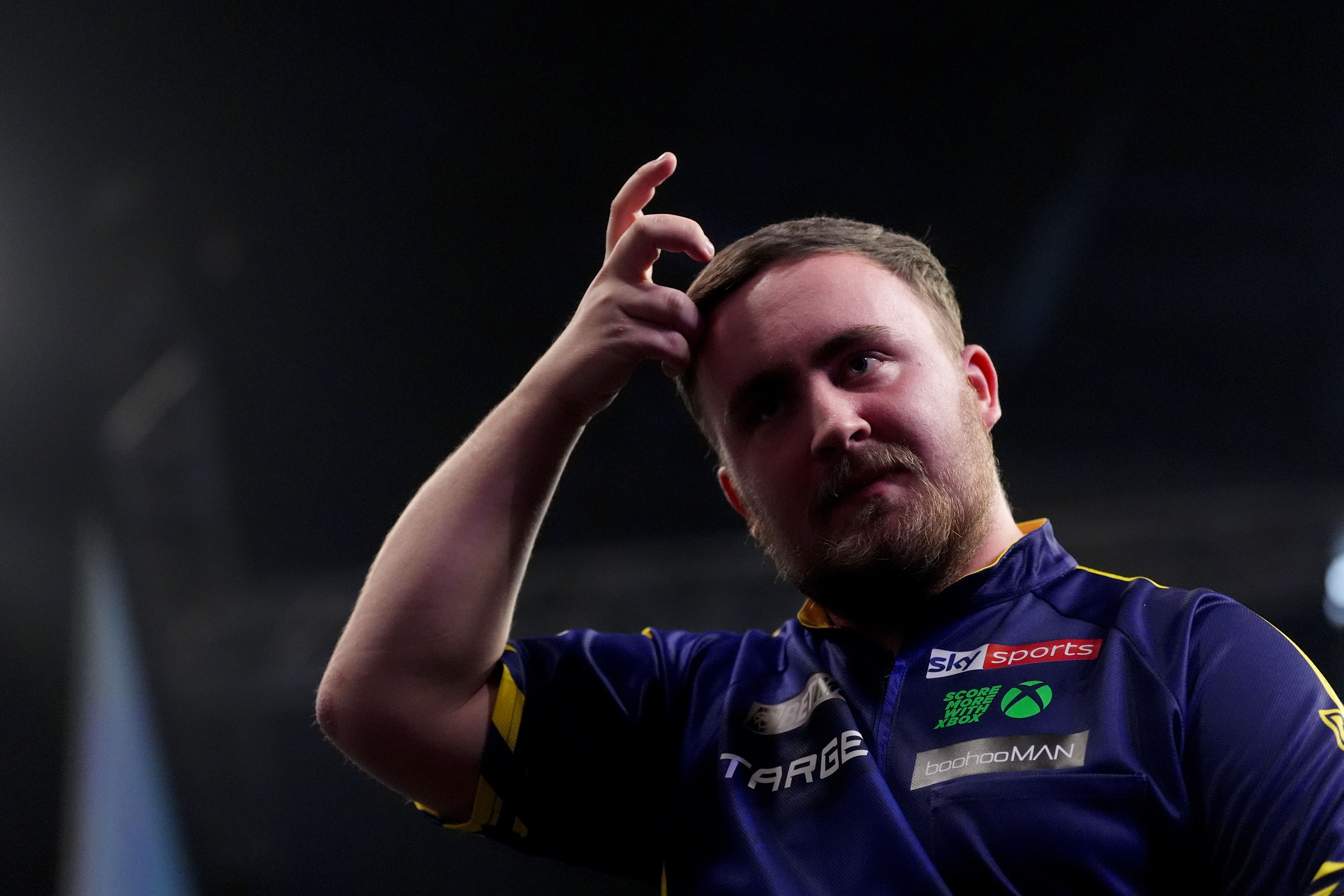Luke Littler was knocked out of Players Championship 12 by Ritchie Edhouse (Bradley Collyer/PA)