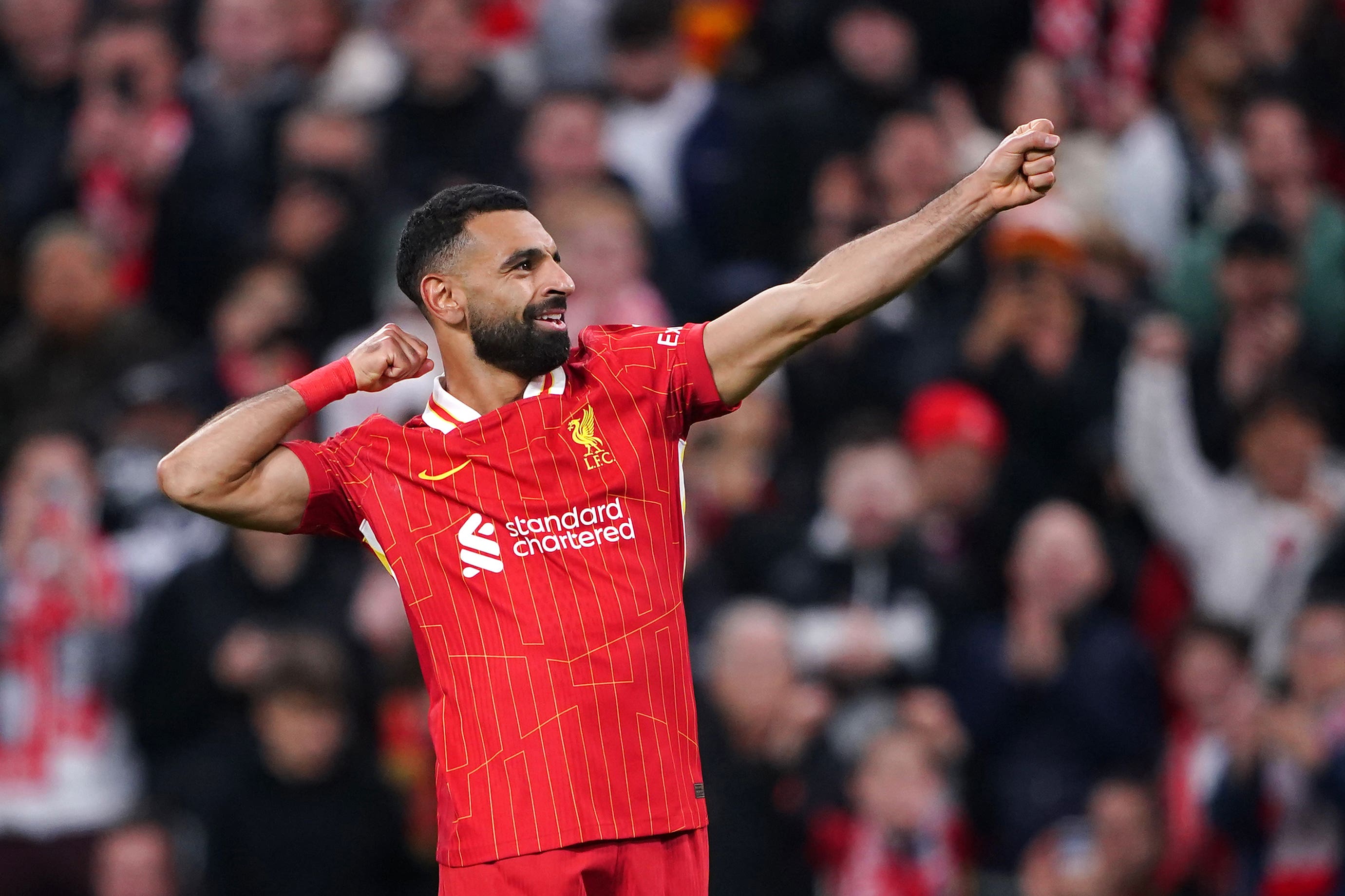 Mohamed Salah has enjoyed a fine season (Peter Byrne/PA)