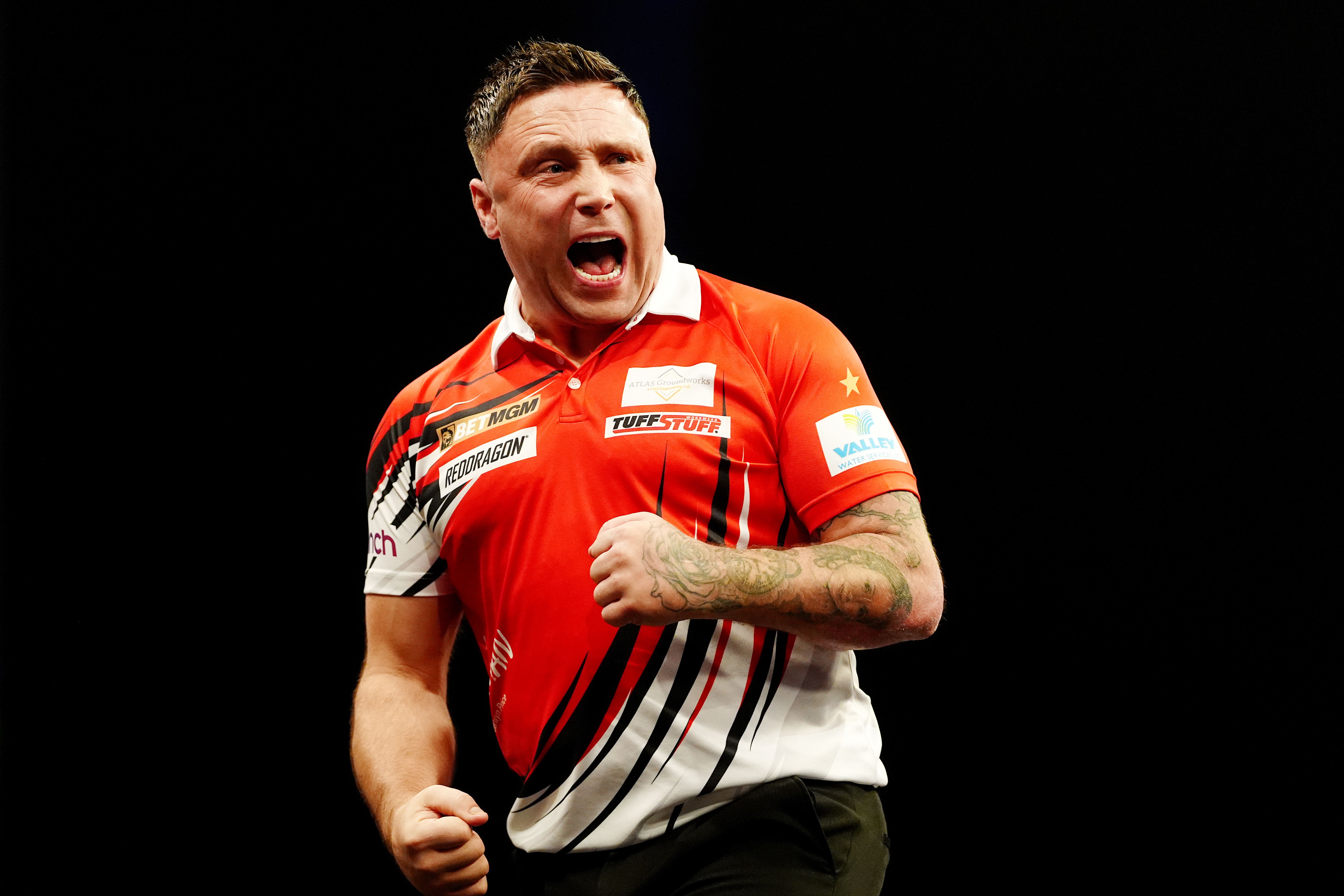 Gerwyn Price claimed victory in the final of Players Championship 12 in Leicester (David Davies/PA)