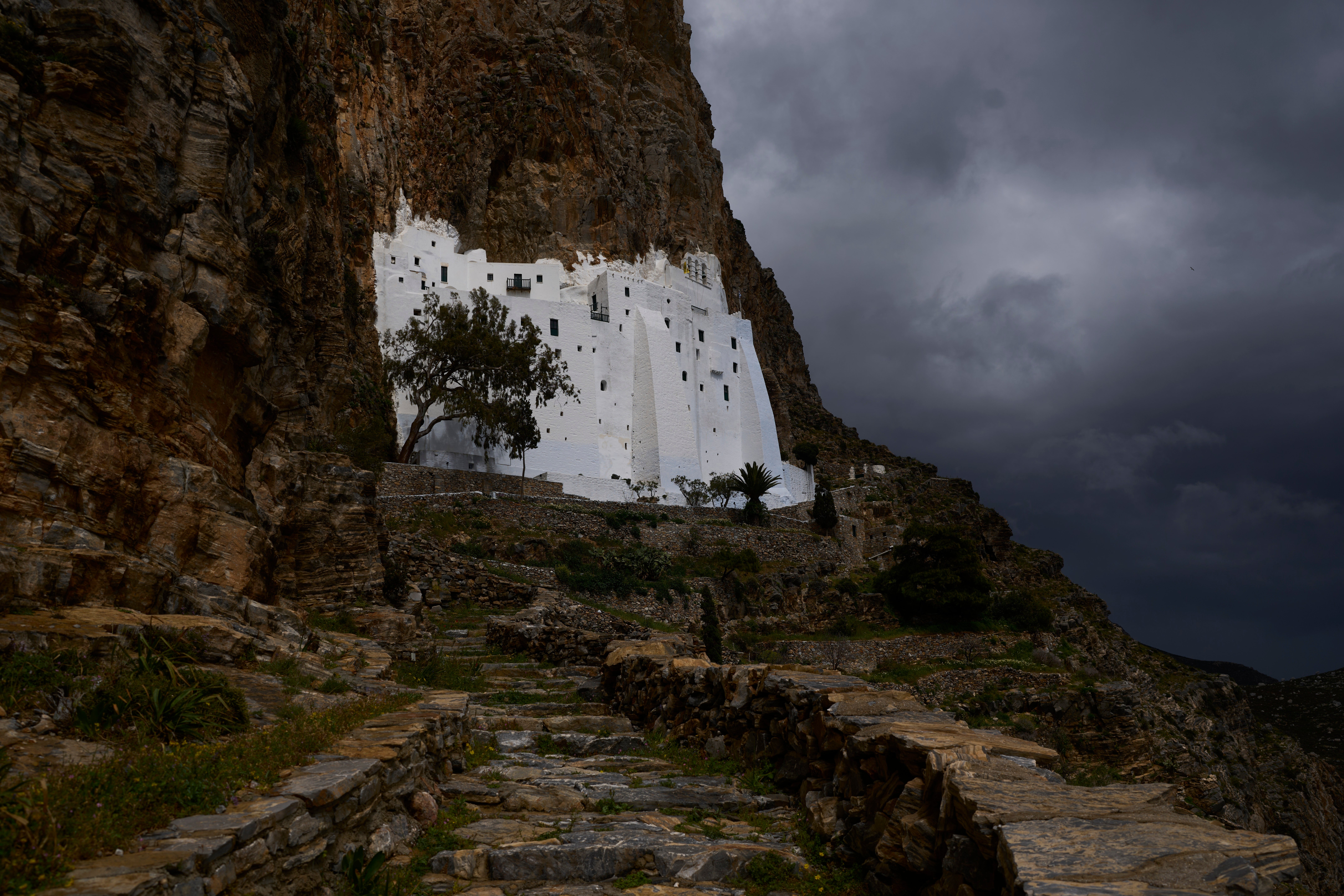 APTOPIX Greece Lifelong Island Monk Photo Essay