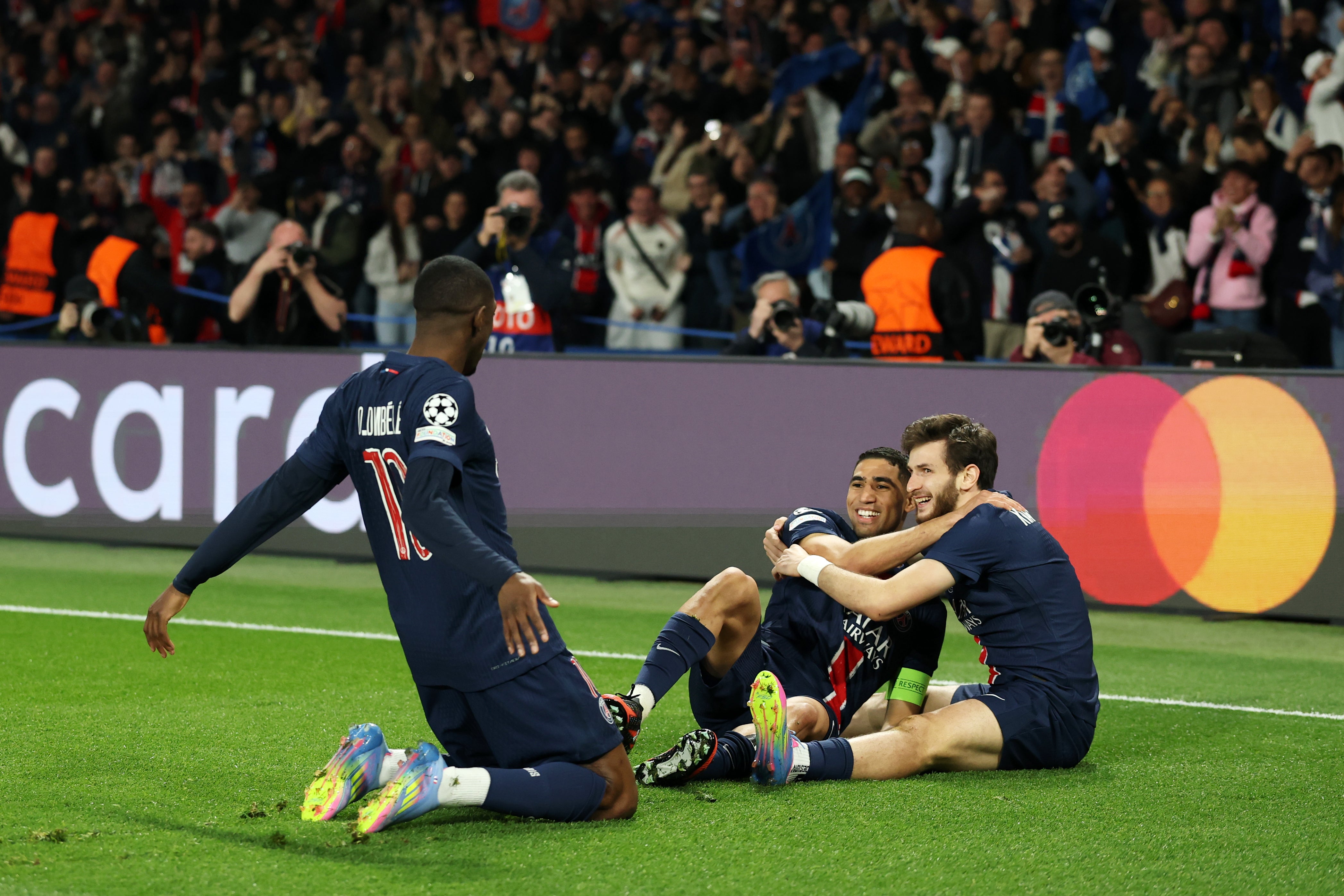 Paris Saint-Germain displayed their attacking talent
