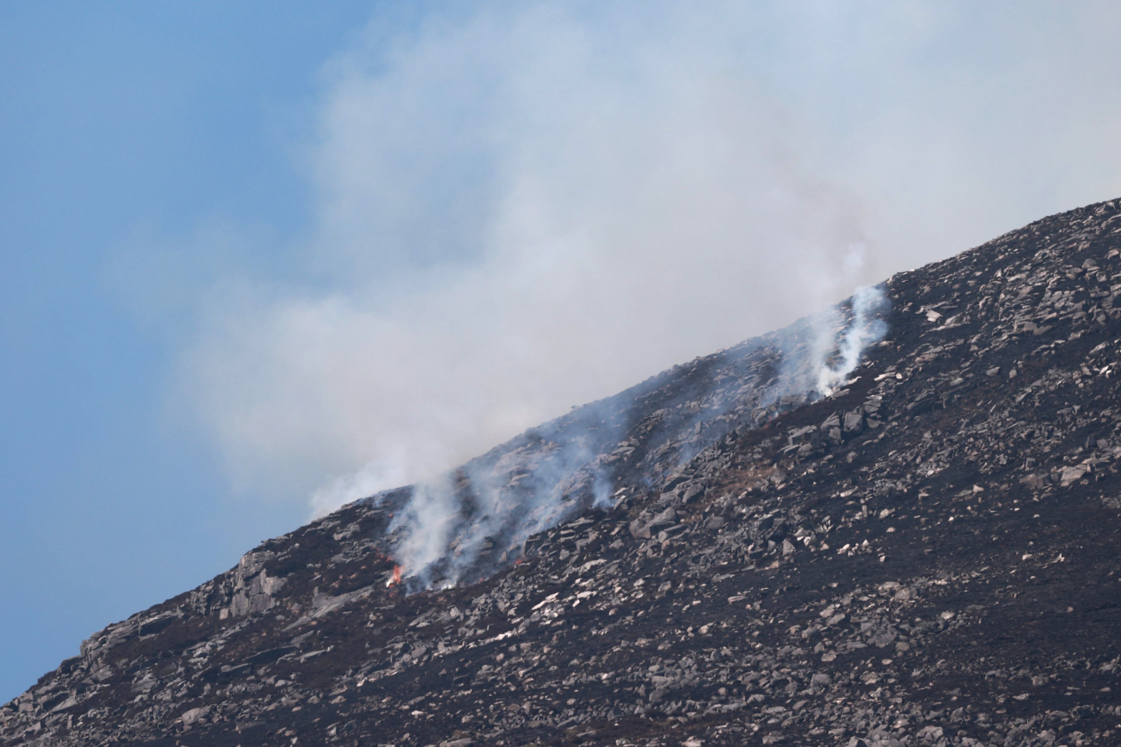 Firefighters have dealt with hundreds of wildfires across NI in recent days (Liam McBurney/PA)