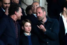 Prince William tries hand at football punditry at Aston Villa in Paris
