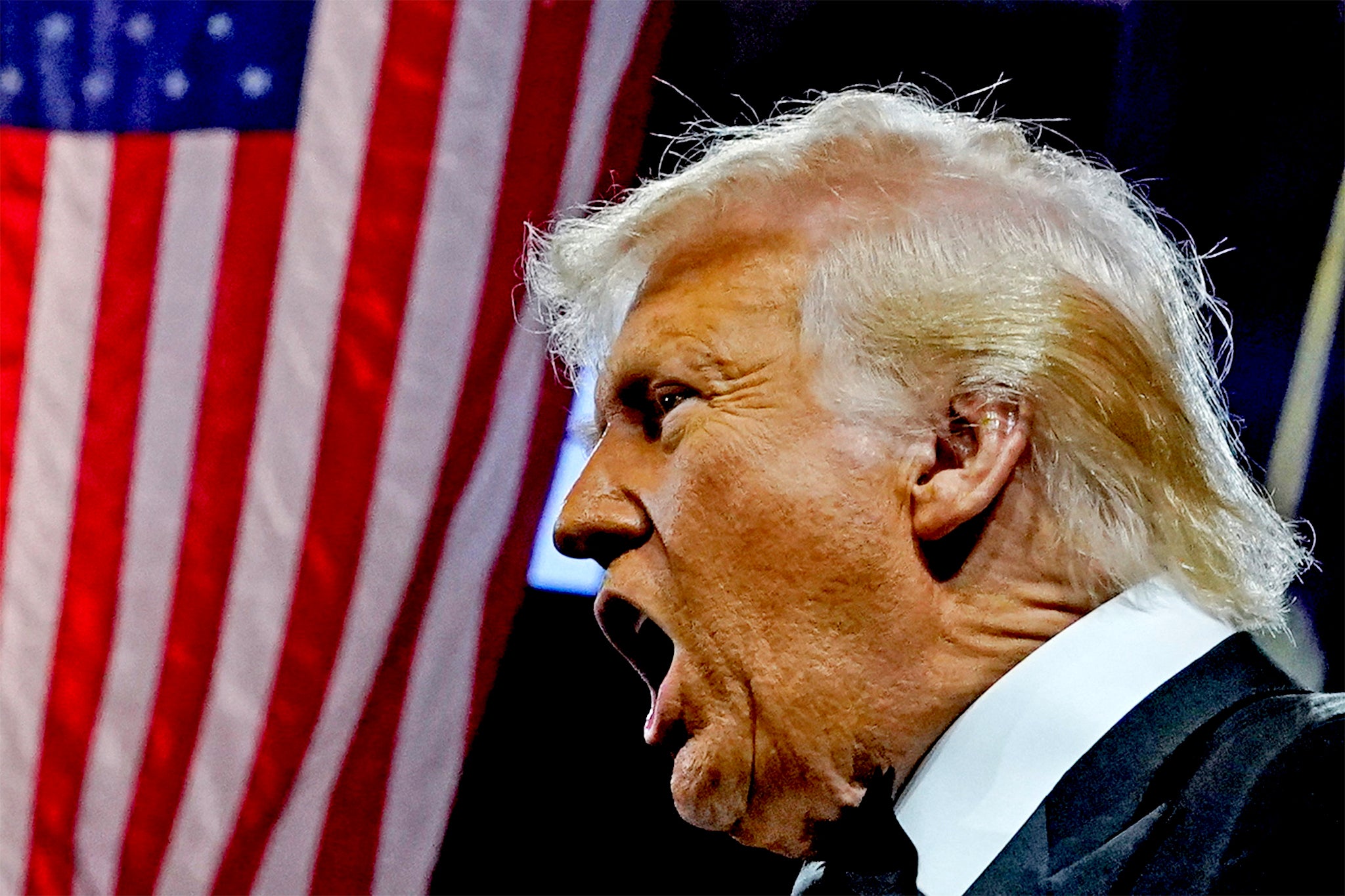 Mr Trump has refused to back down from his tariff announcement