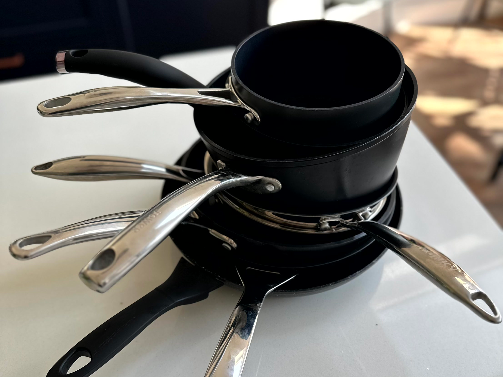 A selection of the pans I put to the test