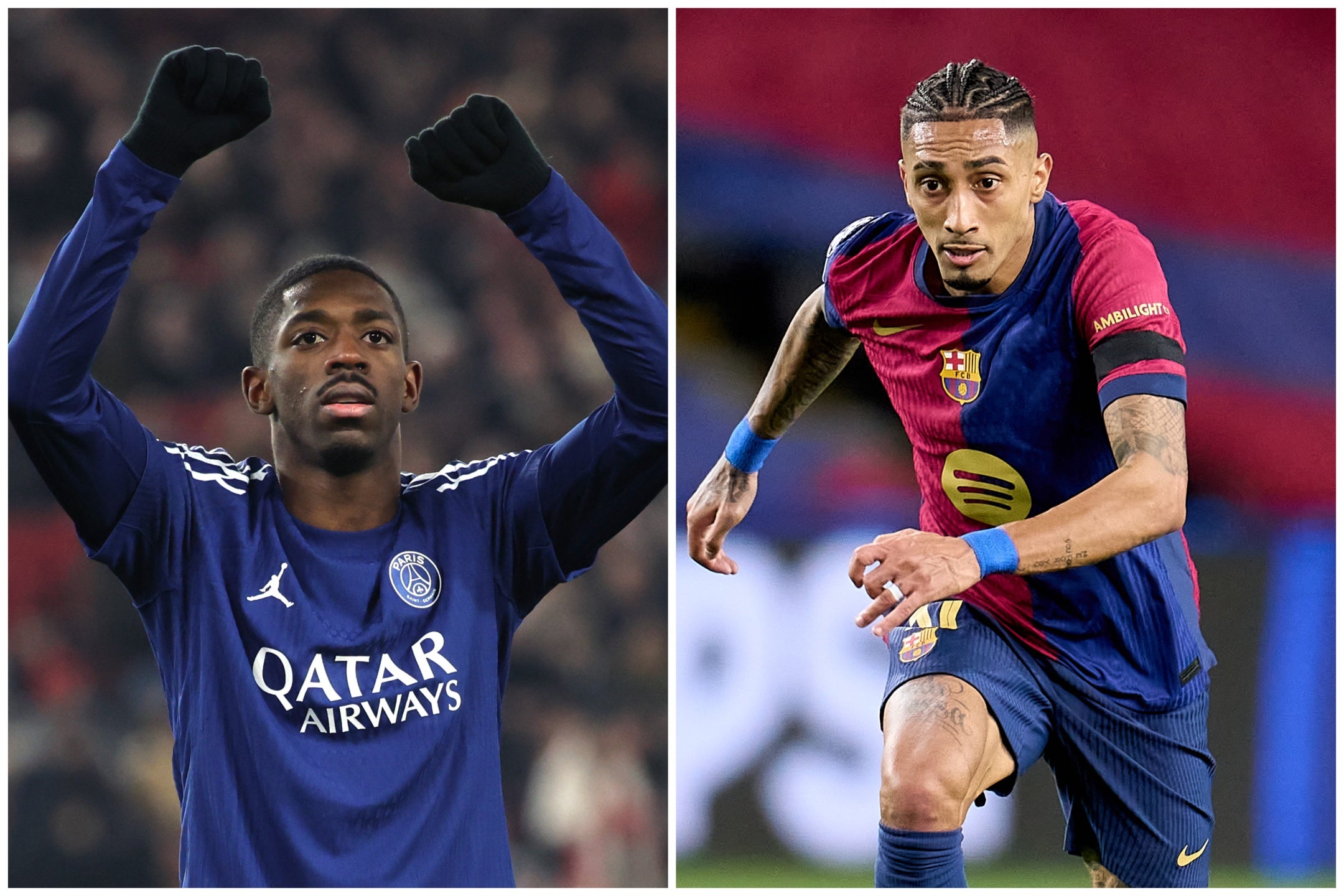 Ousmane Dembele, Raphinha and the two unlikely paths of Ballon d’Or favourites