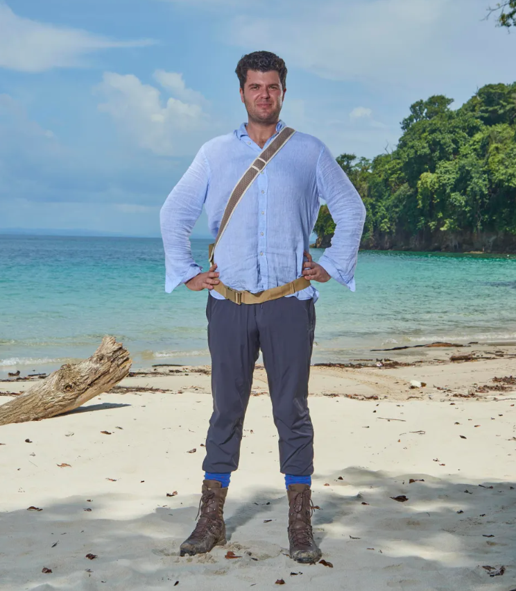 Barnes Thomas on Channel 4's The Island with Bear Grylls