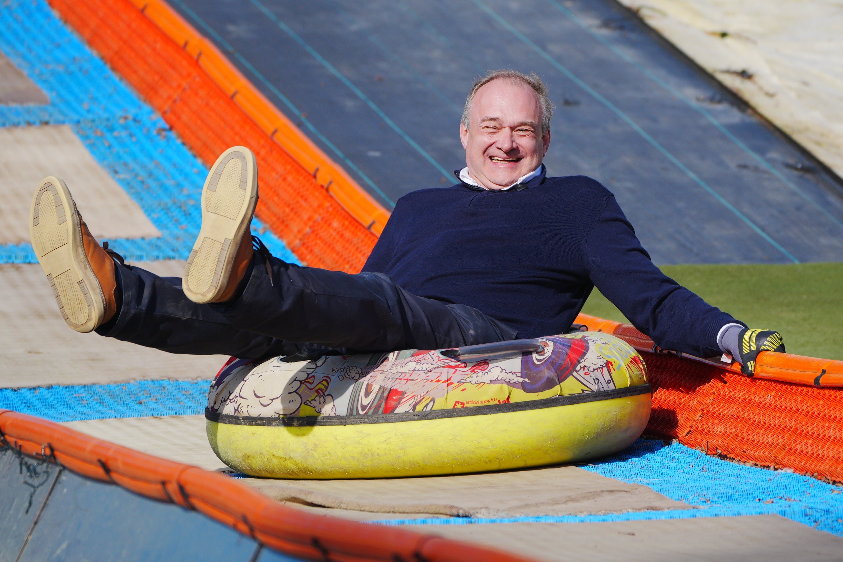 Sir Ed called out the years of neglect of roads and highways during a local election visit to Gloucestershire