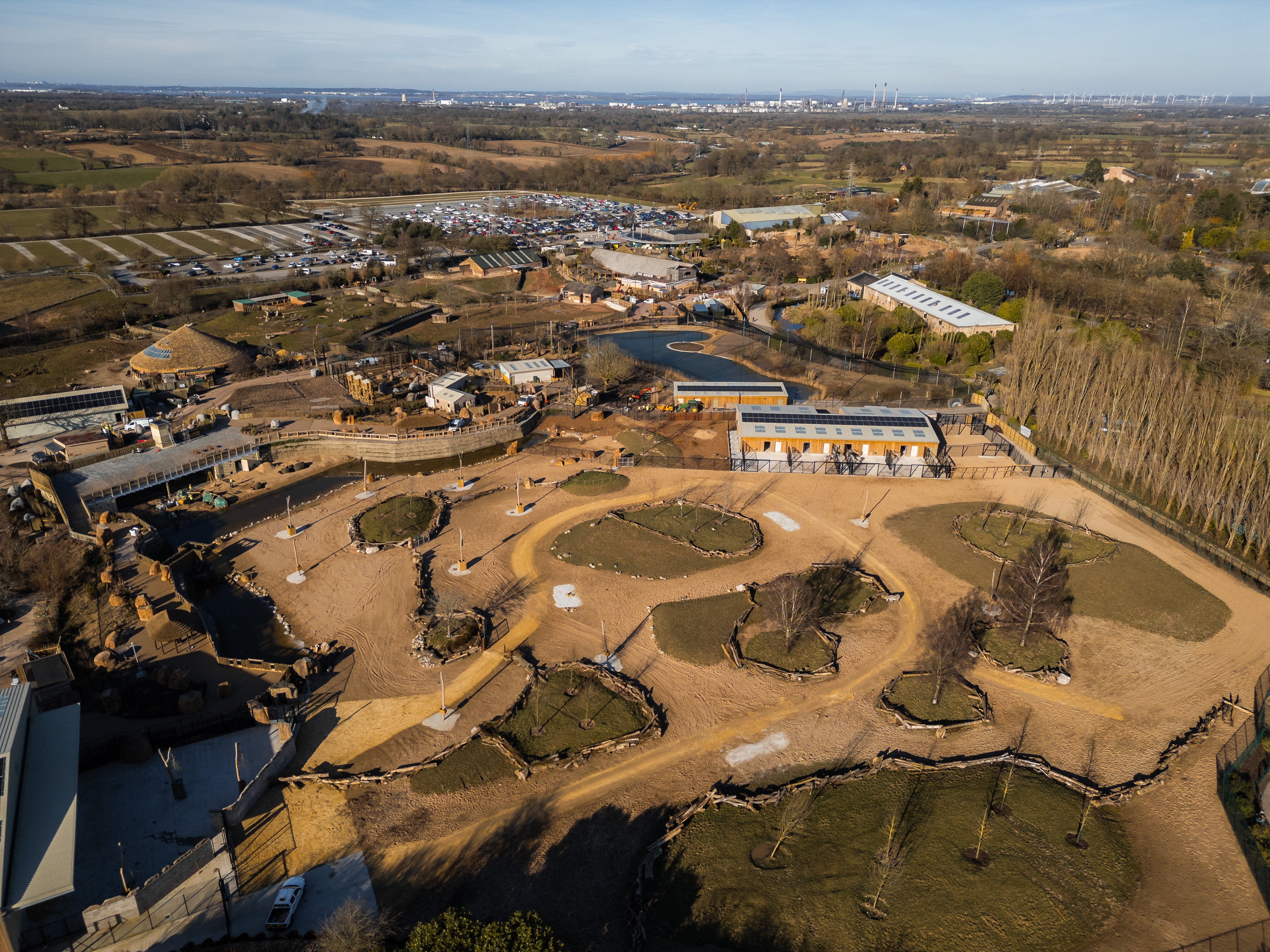 Chester Zoo's new Heart of Africa zone is 22.5 acres and makes up one-fifth of the zoo