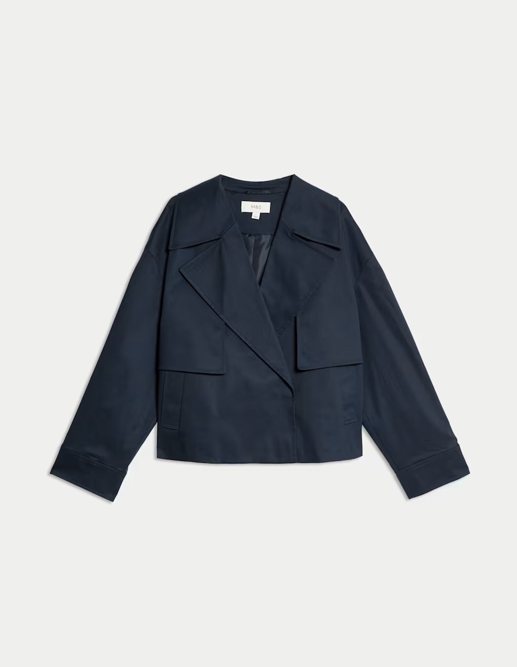 M&S Cotton Rich Short Trench Coat, £59