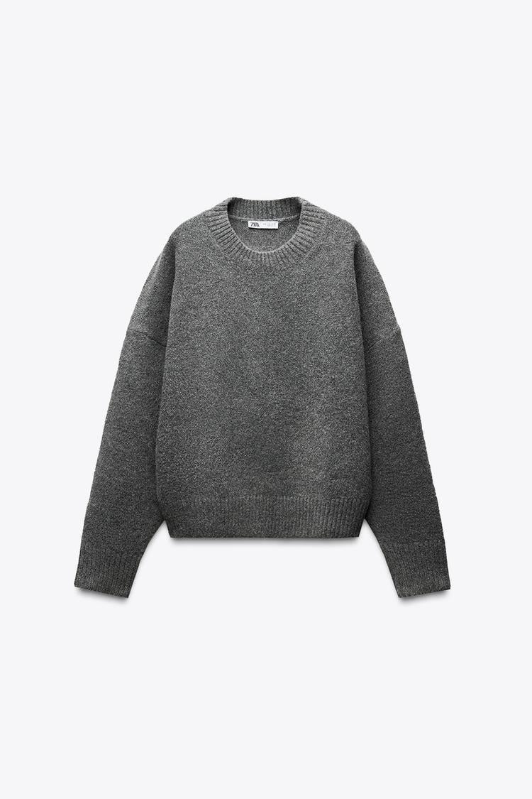 Zara Soft Plain Knit Sweater, £32.99