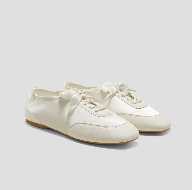Vivaia Lace-Up Satin Sneakerina (Cristina), £123.29