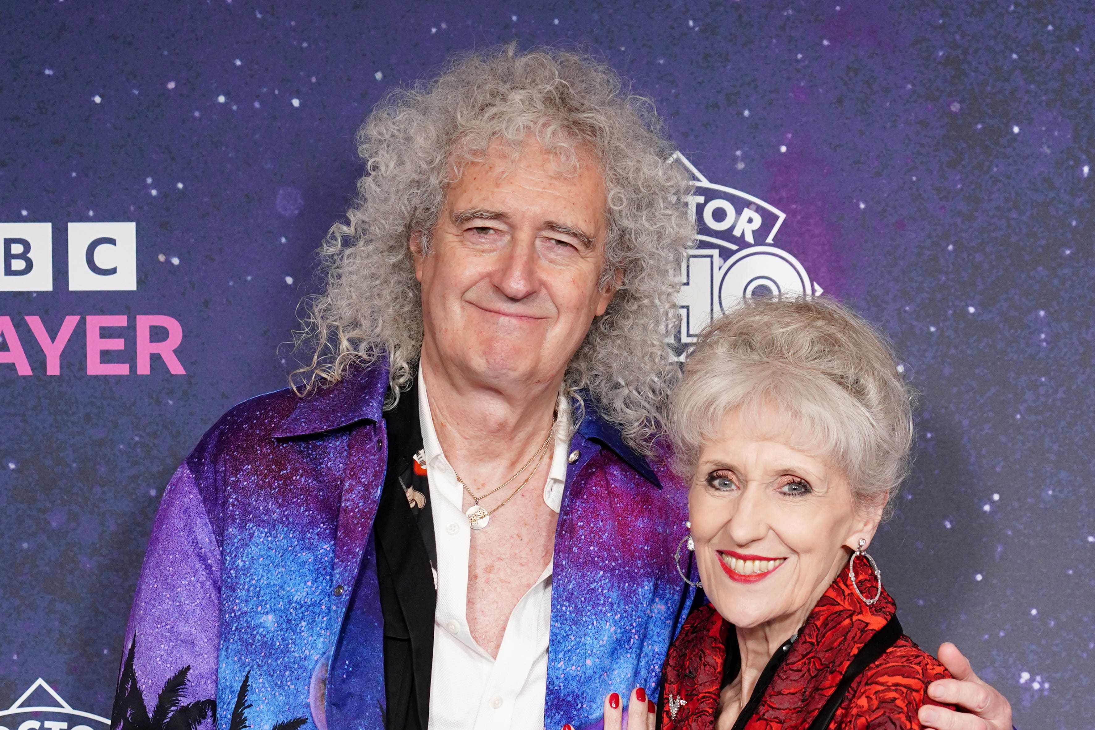 Sir Brian May and Anita Dobson married in 2000 (PA)