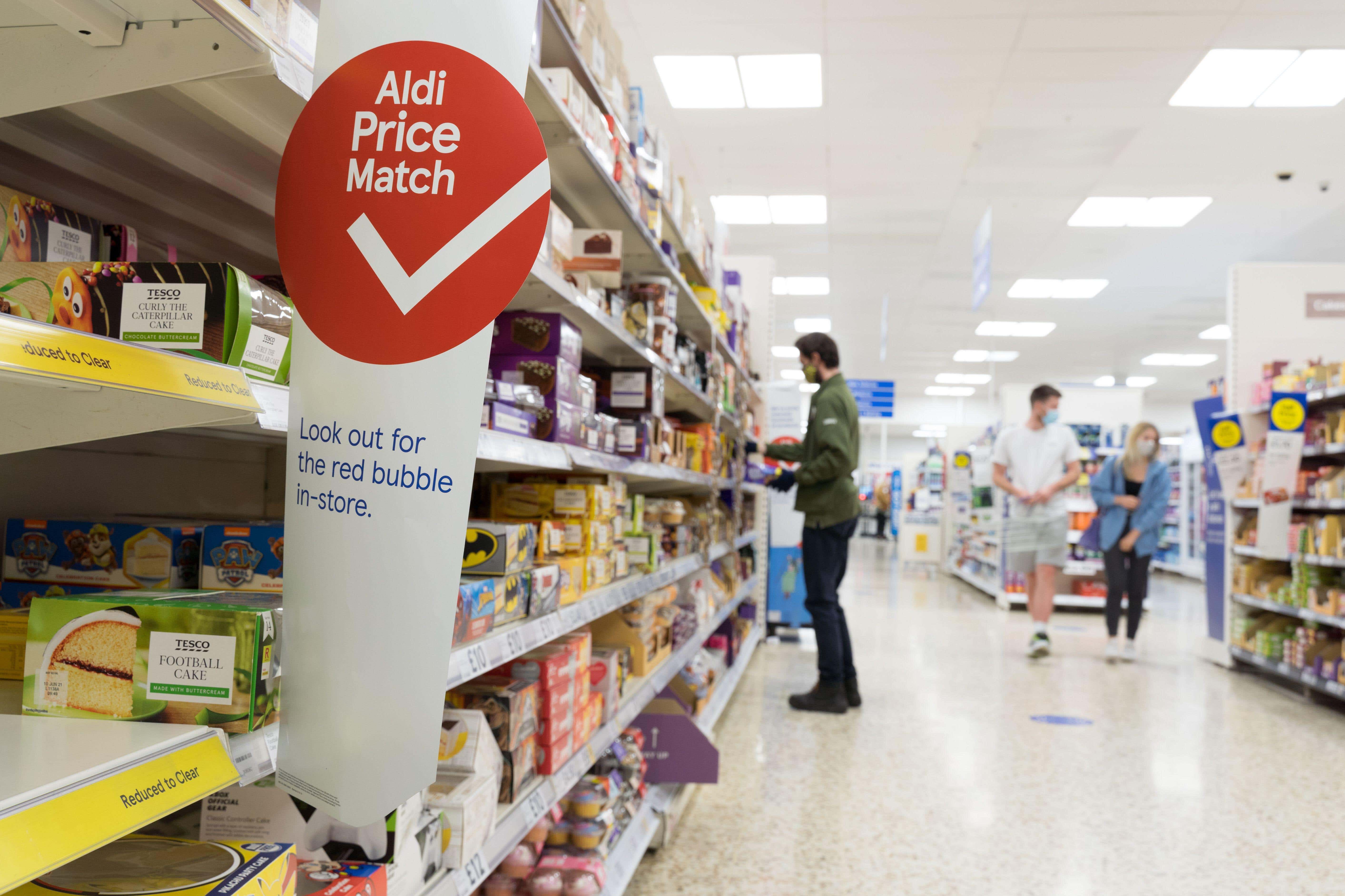 Price-matching has become common for some supermarkets (Alamy/PA)