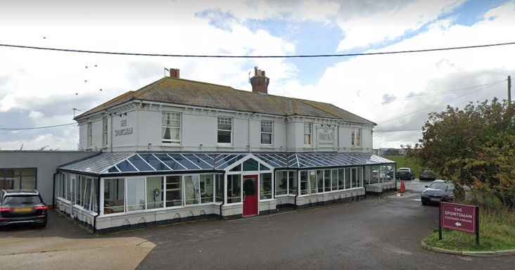The Sportsman, near Whitstable, Kent, has been issued just a two-star food hygiene rating