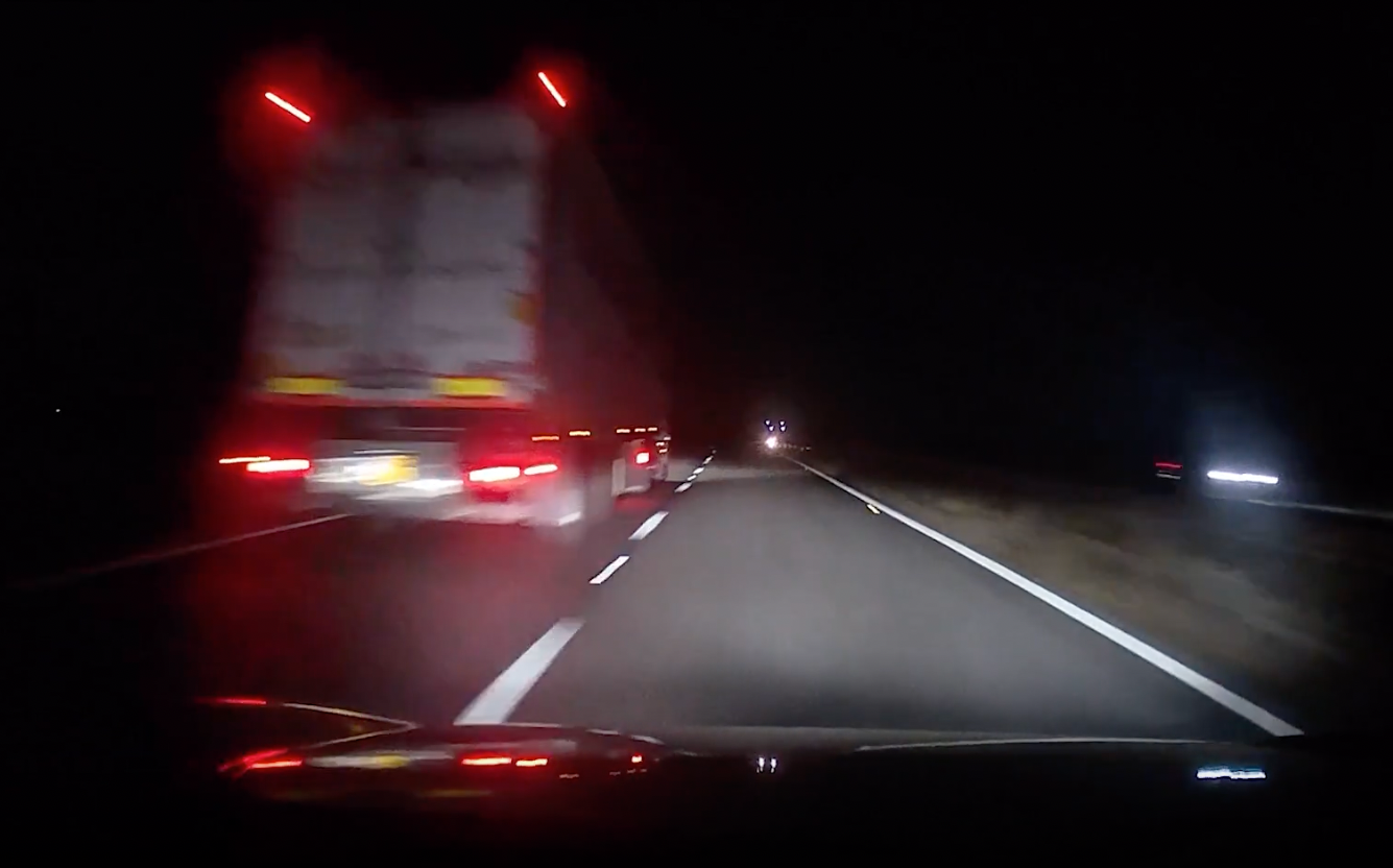 Drink driver’s own shocking dashcam captures moment he flips car at 120mph