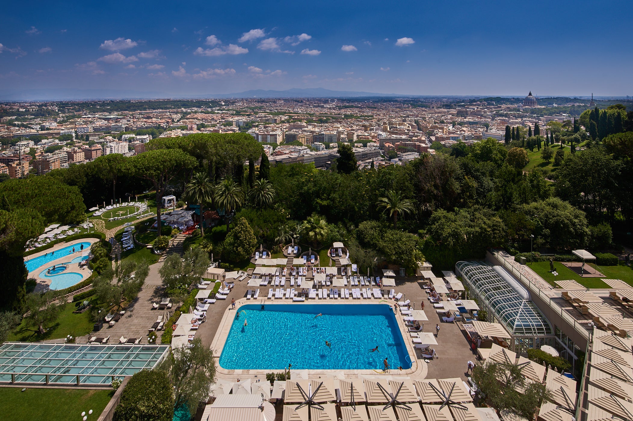 Travellers of all ages will likely love a few hours in the pool when you visit Rome