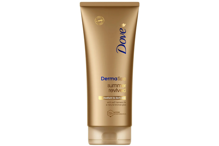Best fake tan Indybest review DoveSpa gradual self-tan body lotion