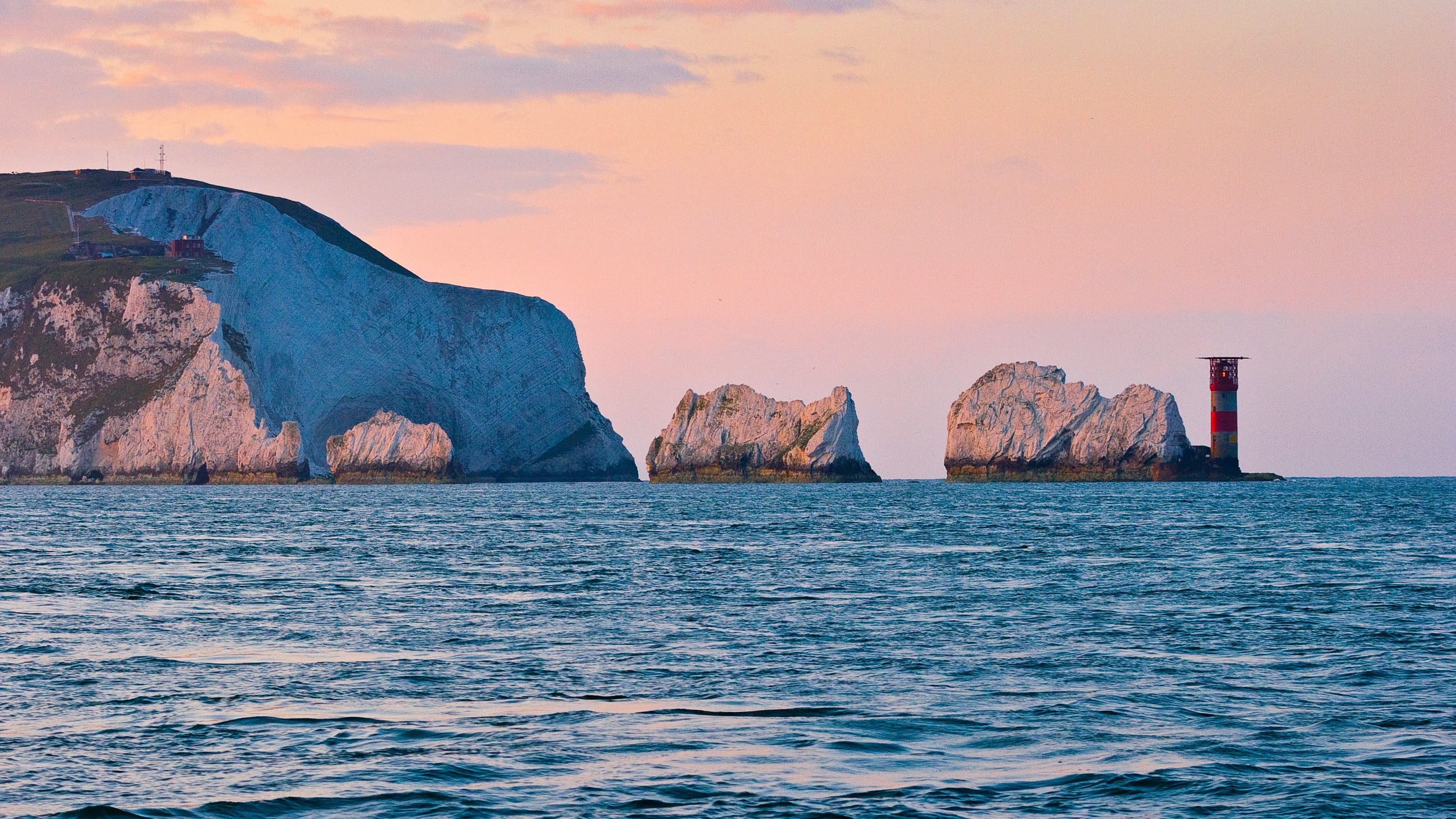 Cruise around The Needles for a closer look at the landmark chalk stacks