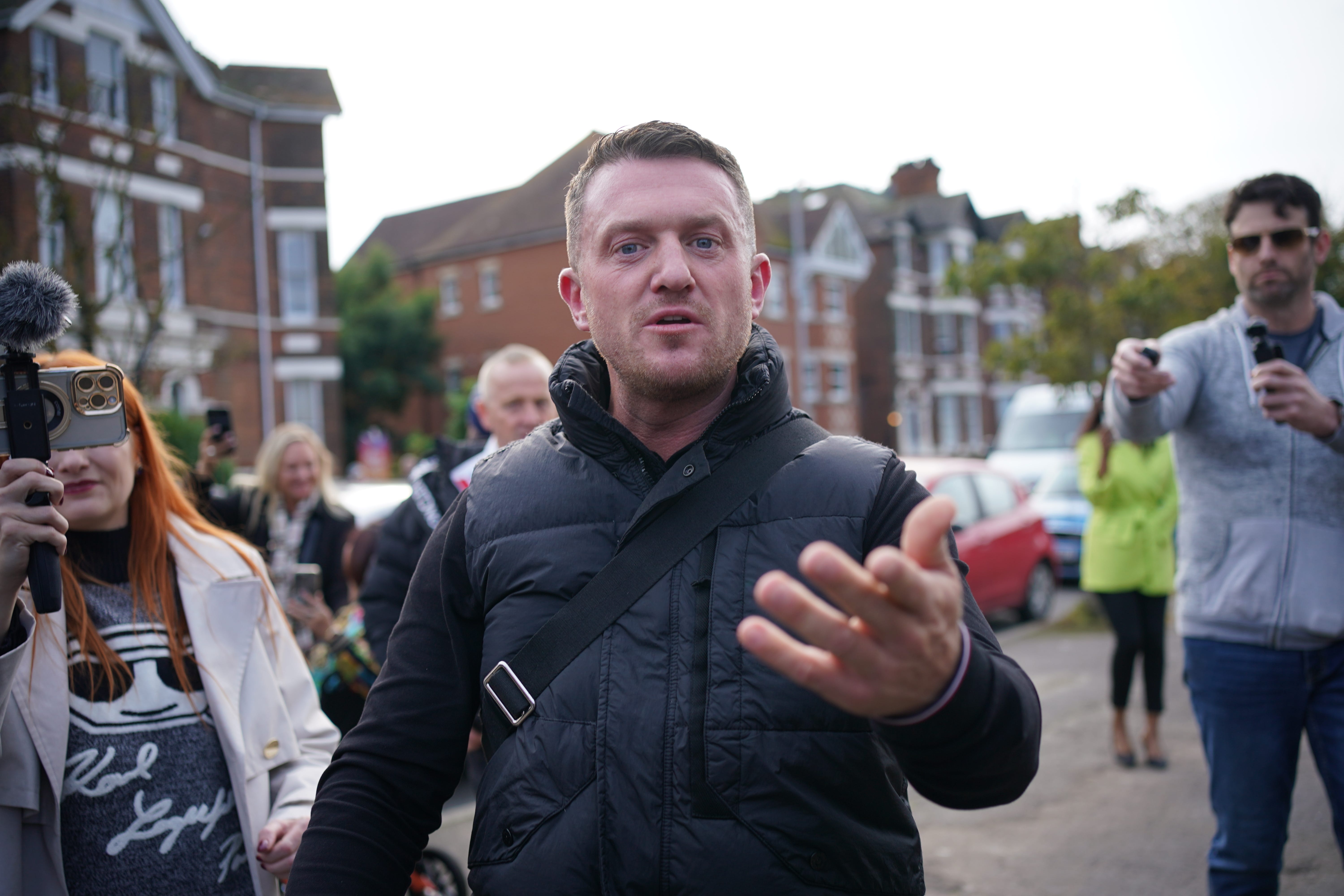 Tommy Robinson is seeking to appeal against his sentence for contempt of court (Yui Mok/PA)