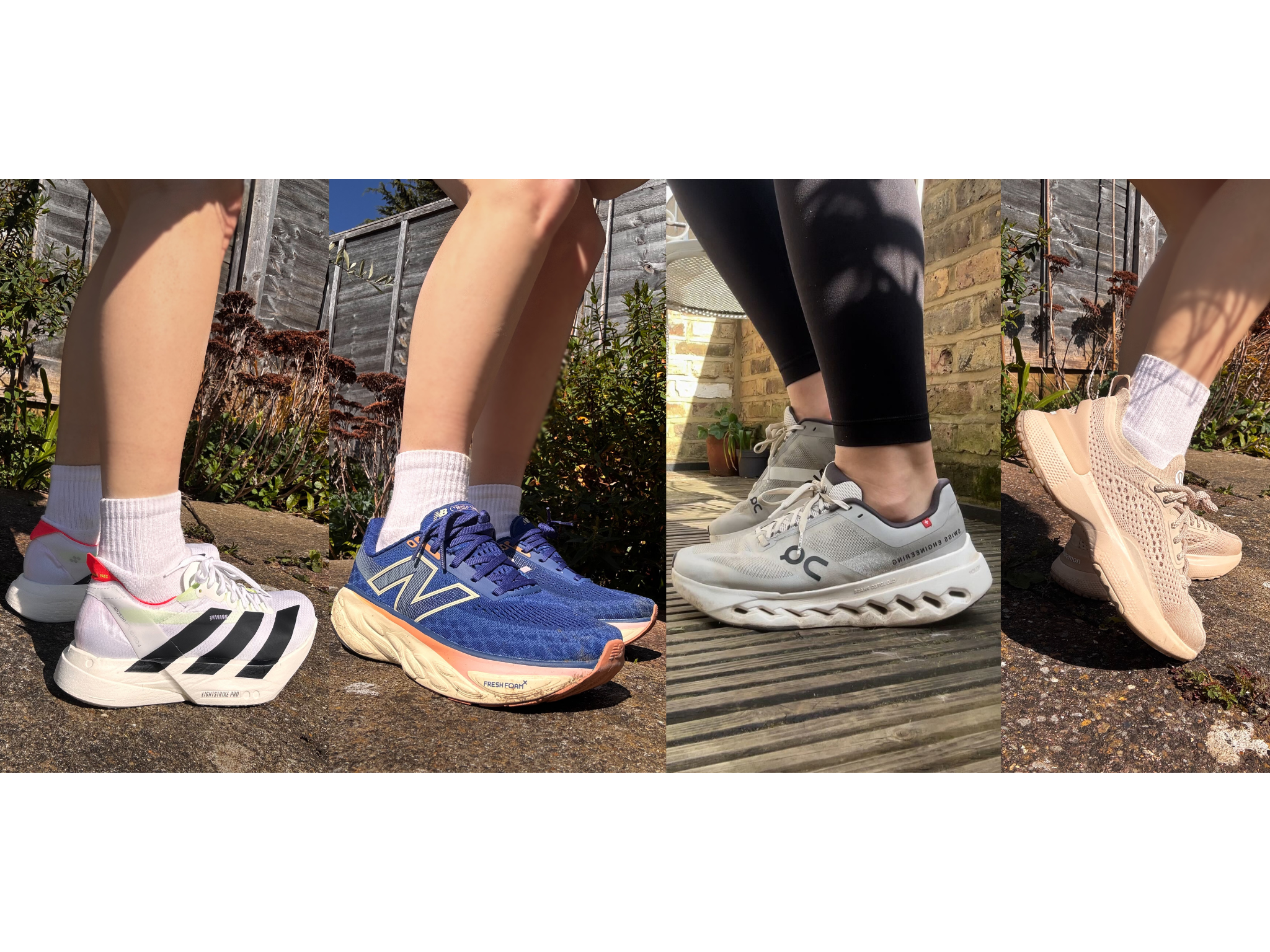A selection of the best women's running shoes we tested