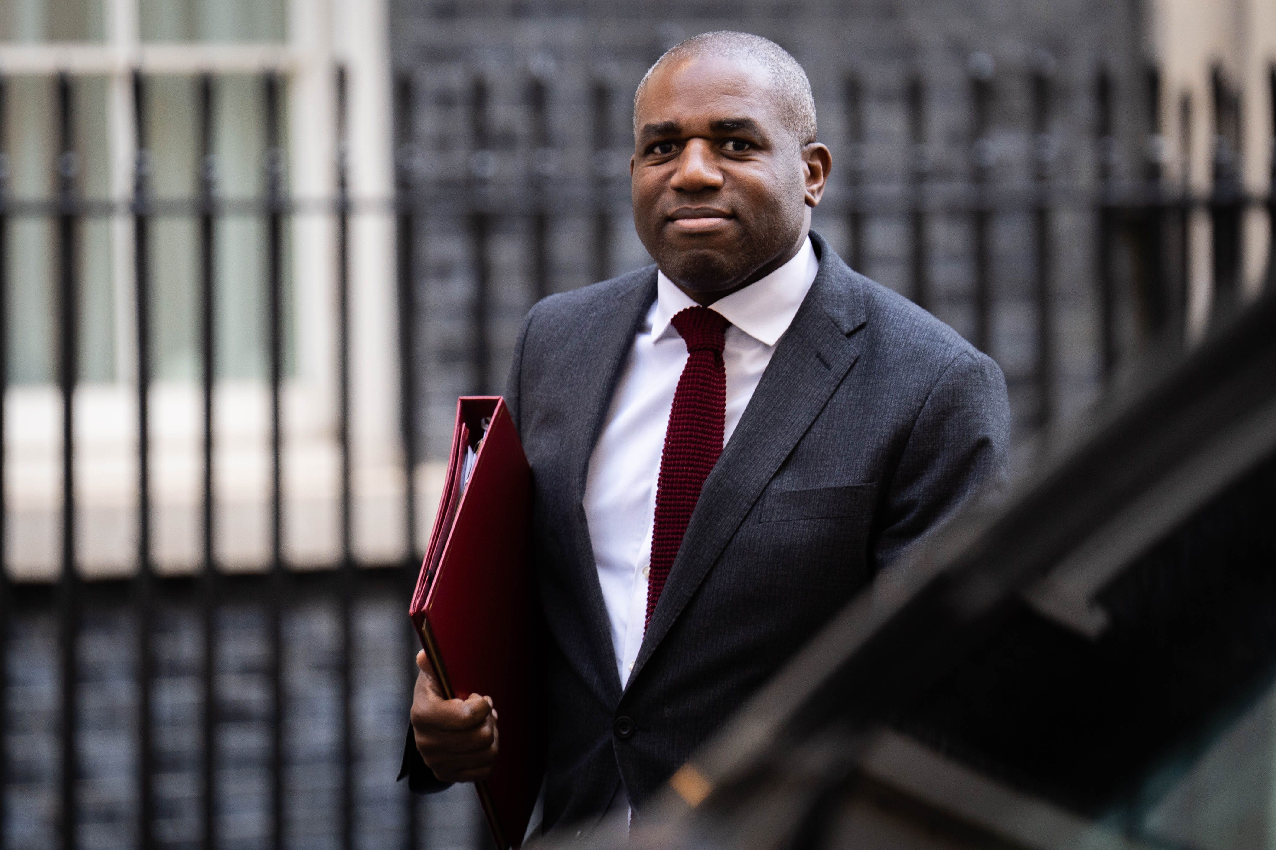 David Lammy said Georgian authorities had been ‘flying in the face’ of claims to offer a ‘democratic future’ (PA)