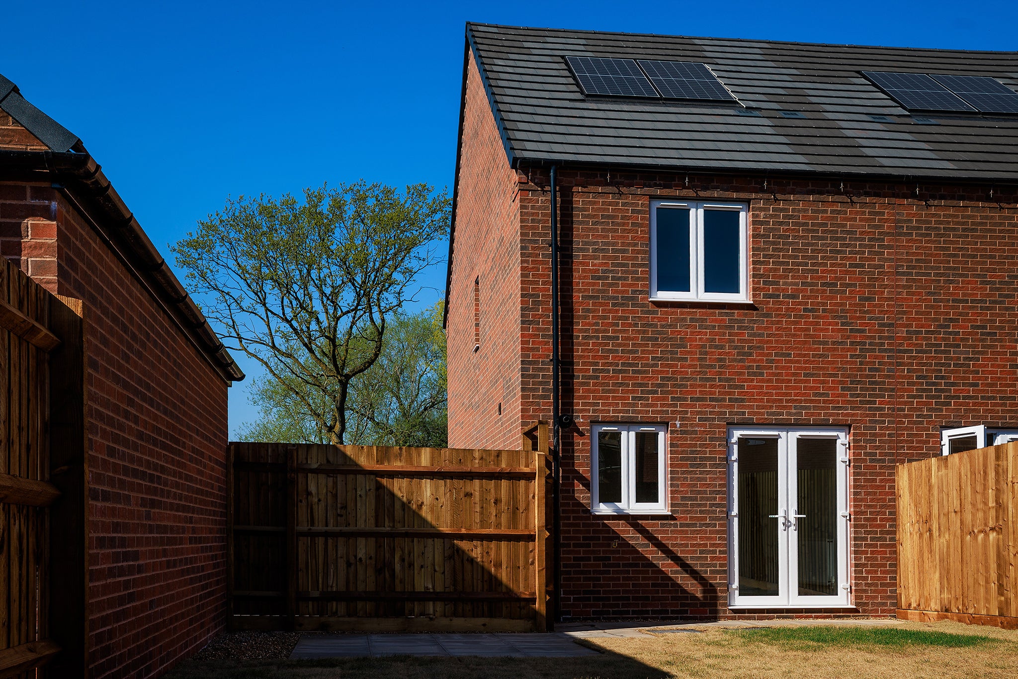The new houses were funded by a campaign launched in partnership with leading domestic abuse charity Refuge last September