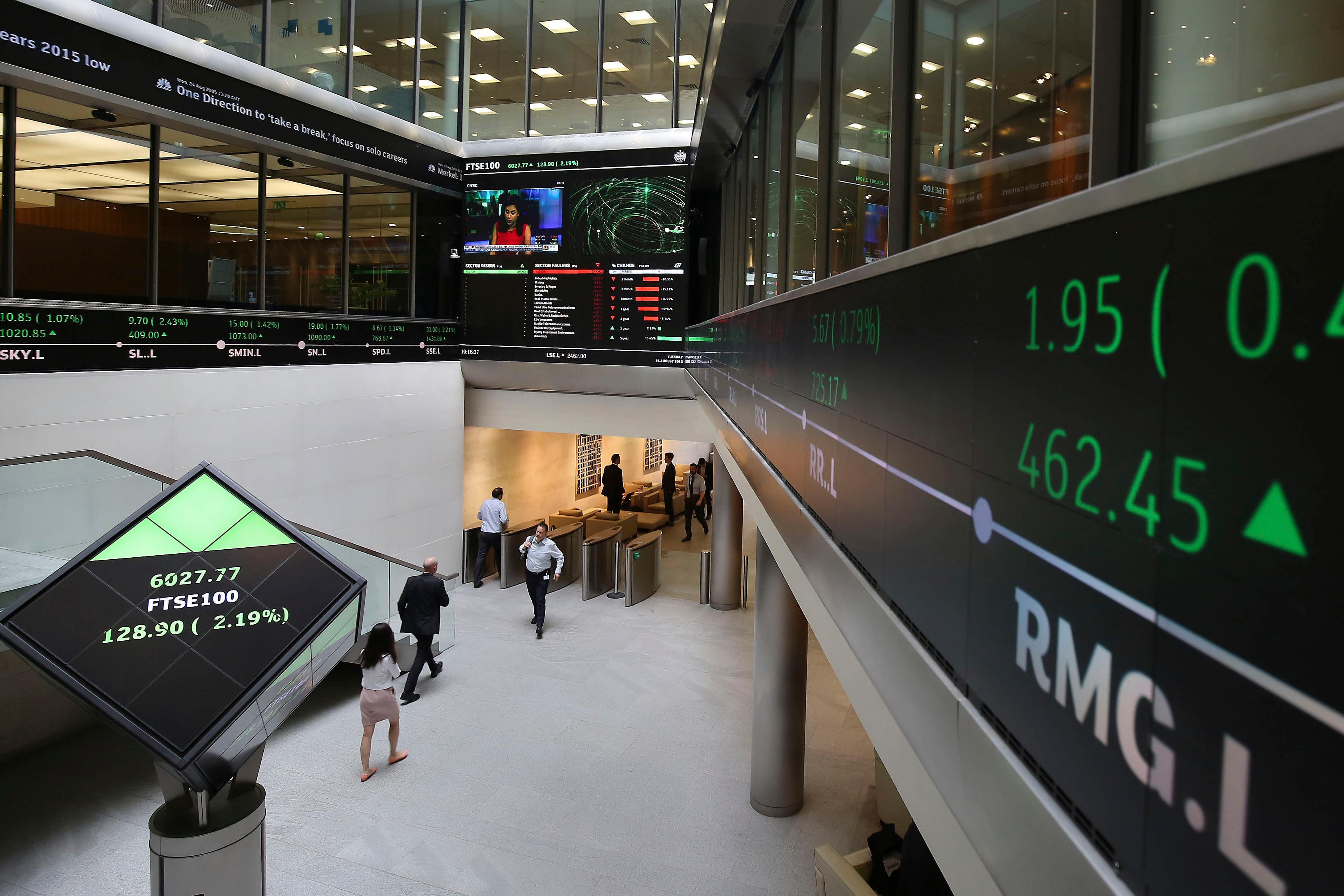 London stocks surged back higher on Thursday (Philip Toscano/PA)
