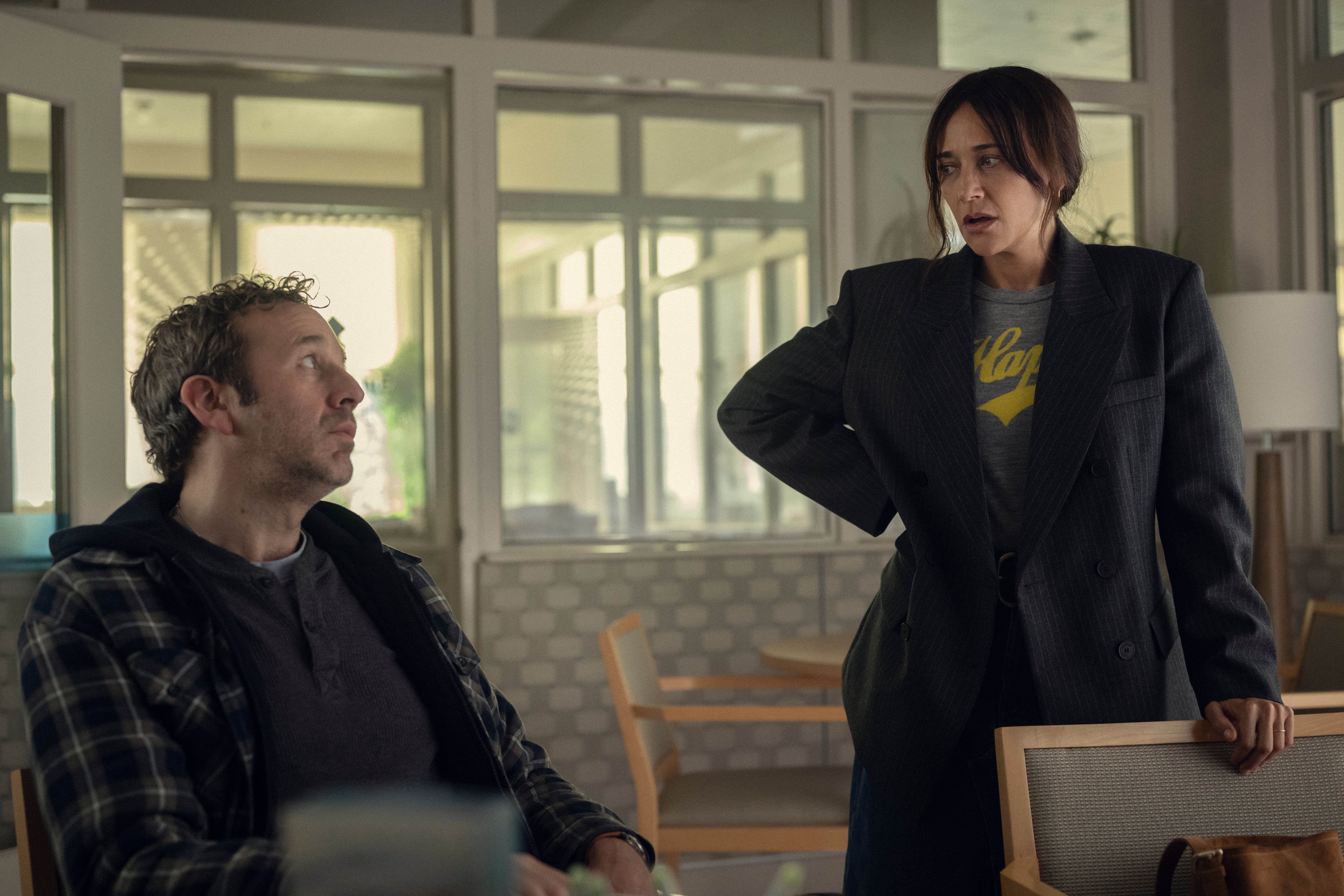 Chris O'Dowd and Rashida Jones play Mike and Amanda in ‘Black Mirror’ season seven