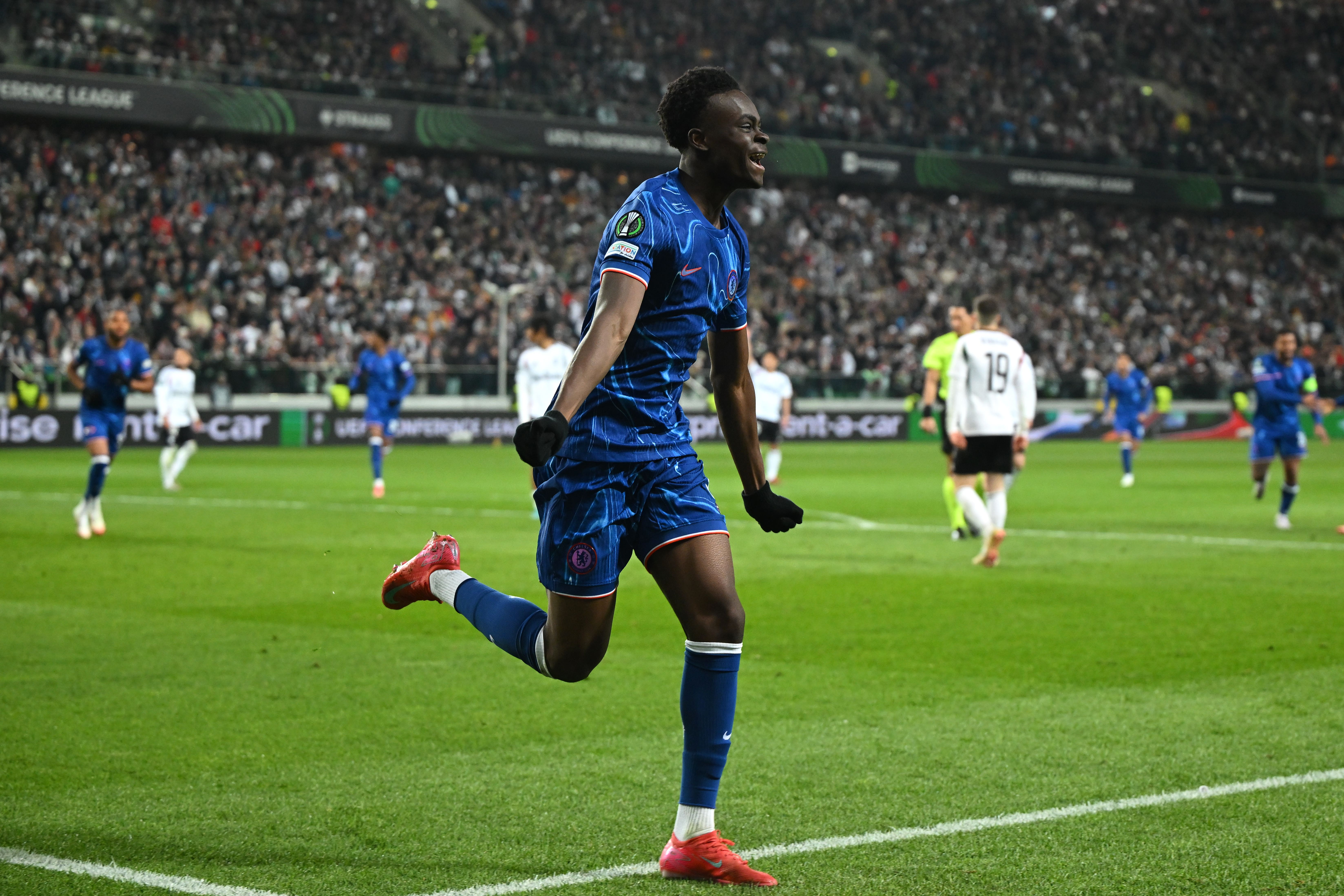 Tyrique George’s first goal for Chelsea helps them to convincing Warsaw win