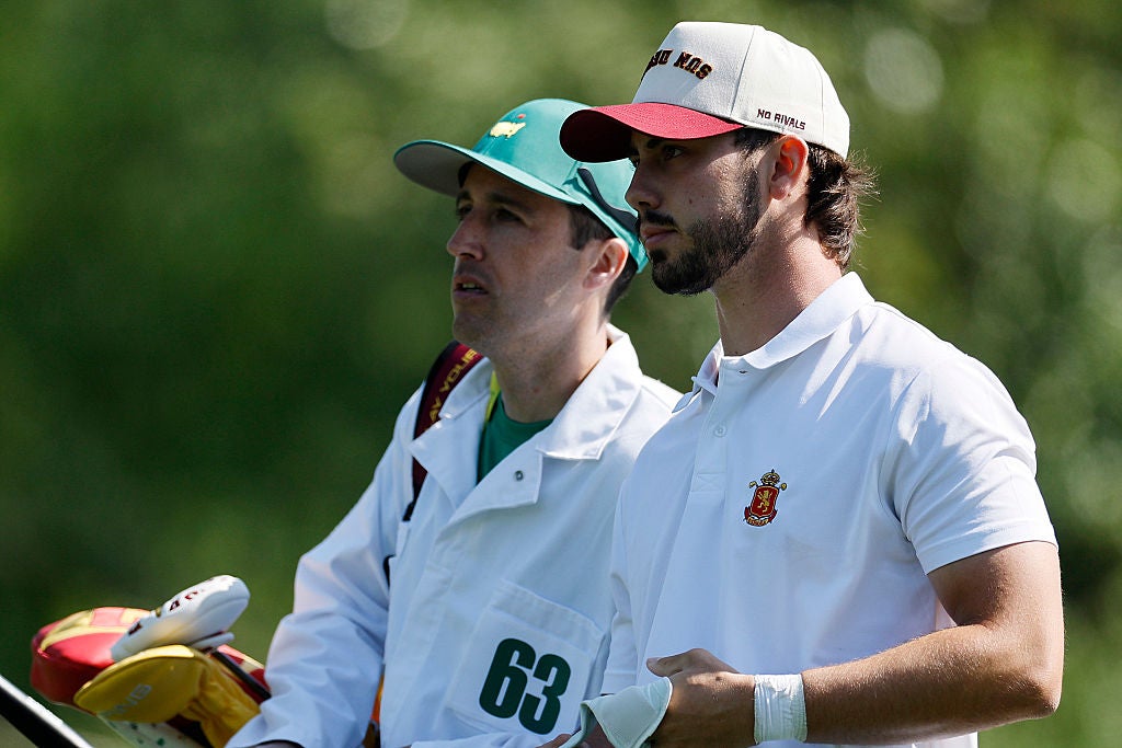 Jose Luis Ballester during the opening round of the Masters