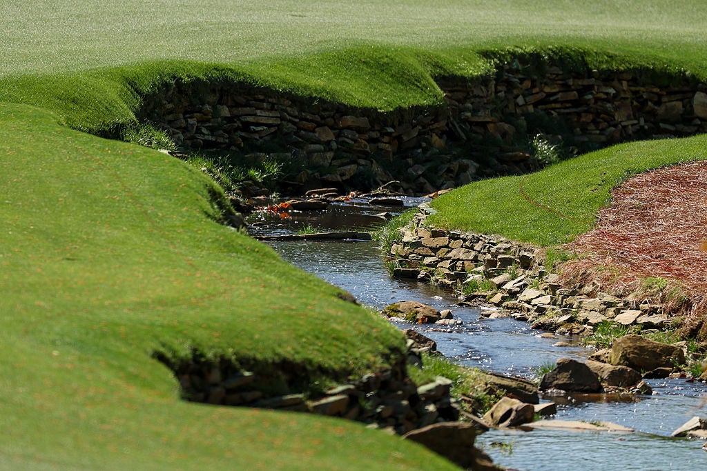 The iconic Rae's Creek forms part of Augusta's picturesque Amen Corner