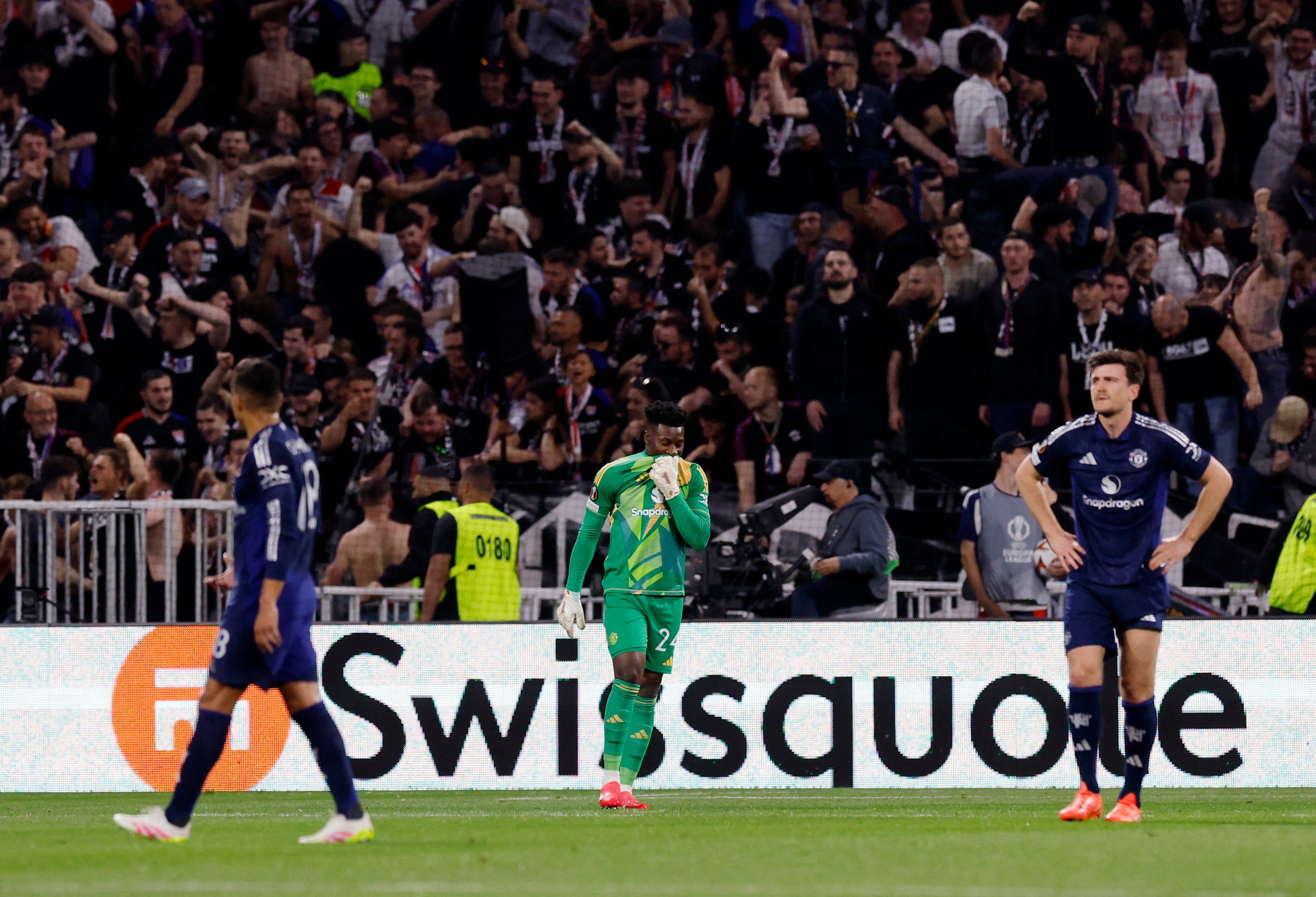 Andre Onana’s dire performance leaves Man Utd’s Europa League quarter-final on a knife edge