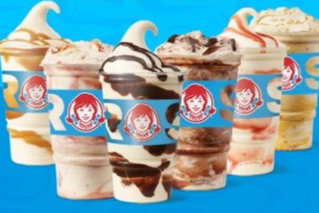 <p>Wendy’s new Frosty Swirls and Frosty Fusions</p>