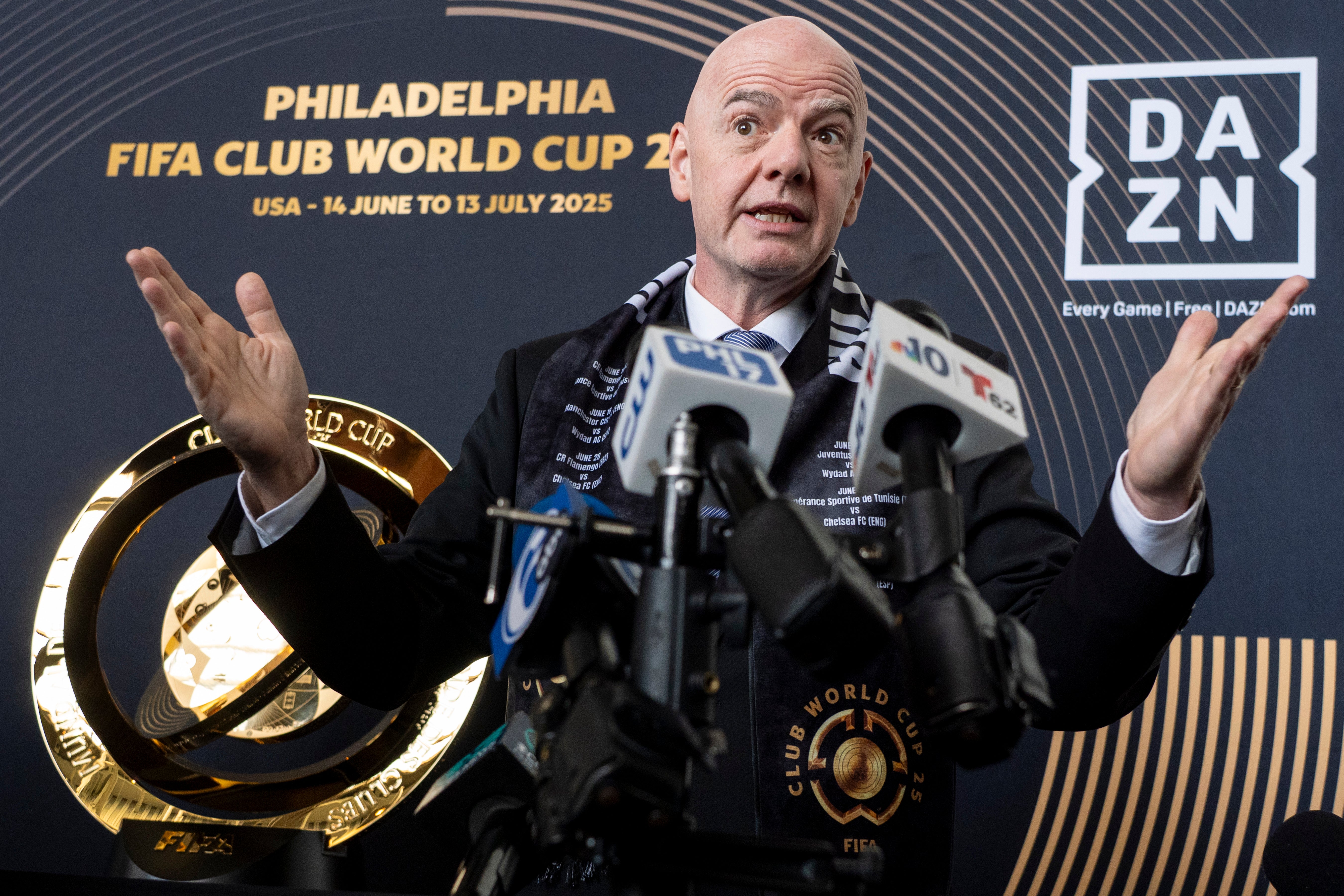 Gianni Infantino hopes to change the future of the club game