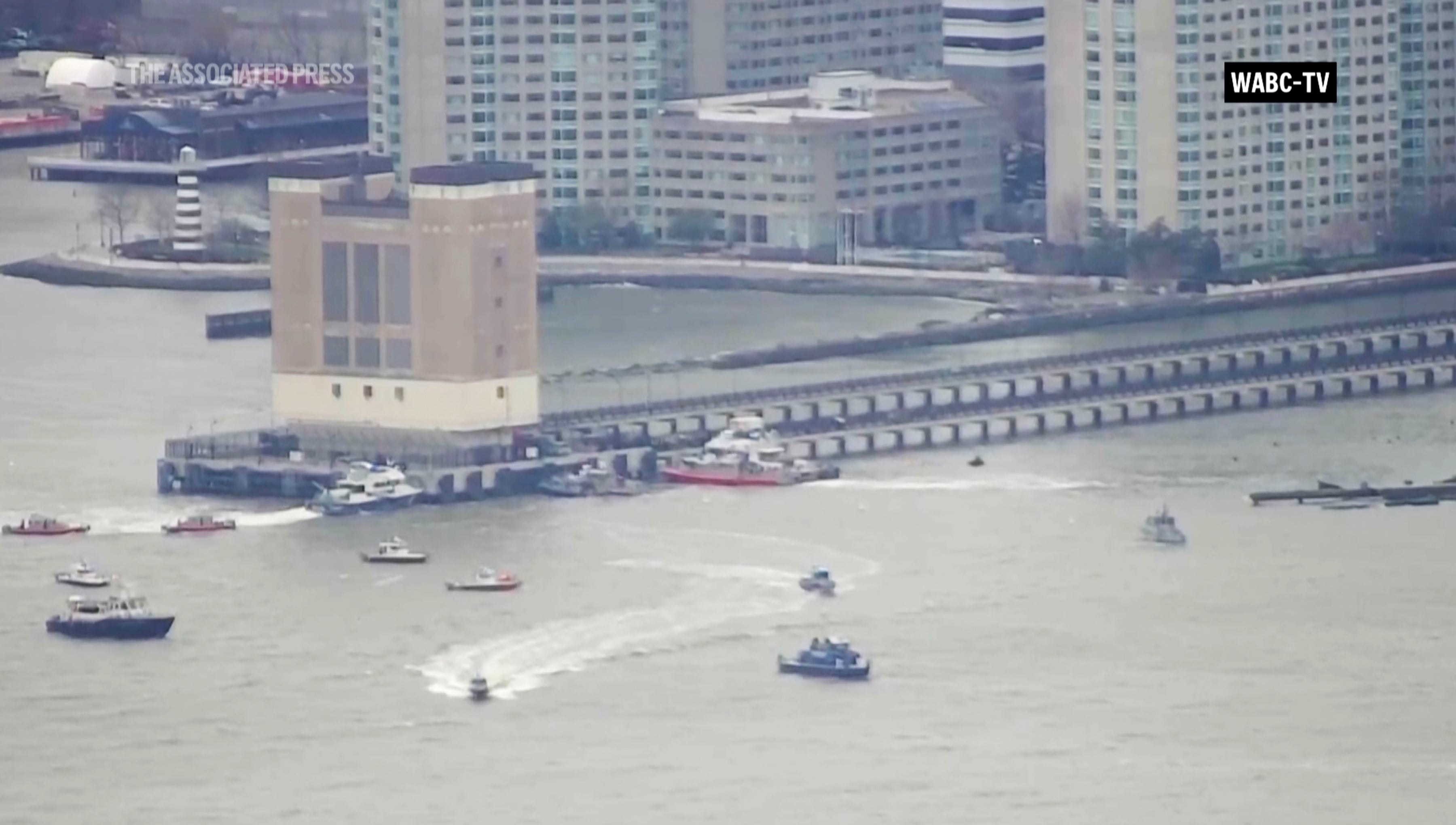 The helicopter crashed into the Hudson River near New Jersey on Thursday