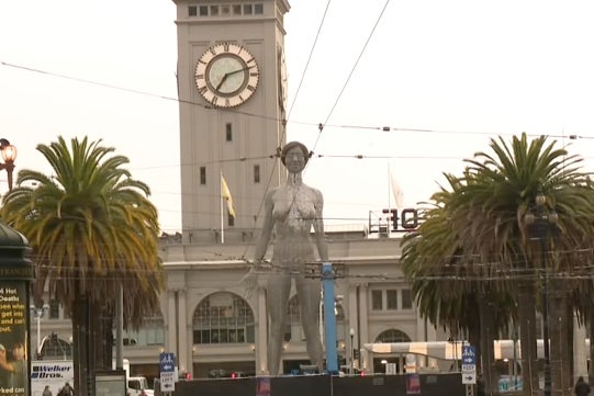Statue will stand for six months in current location