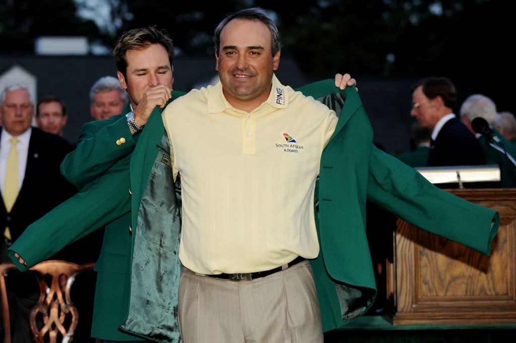 Cabrera won the Masters in 2009, becoming the first South American player to do so