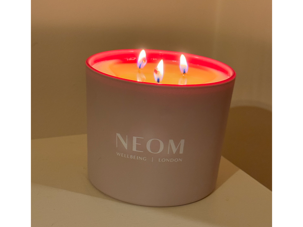 Neom testing pics for best scented candles review indybest