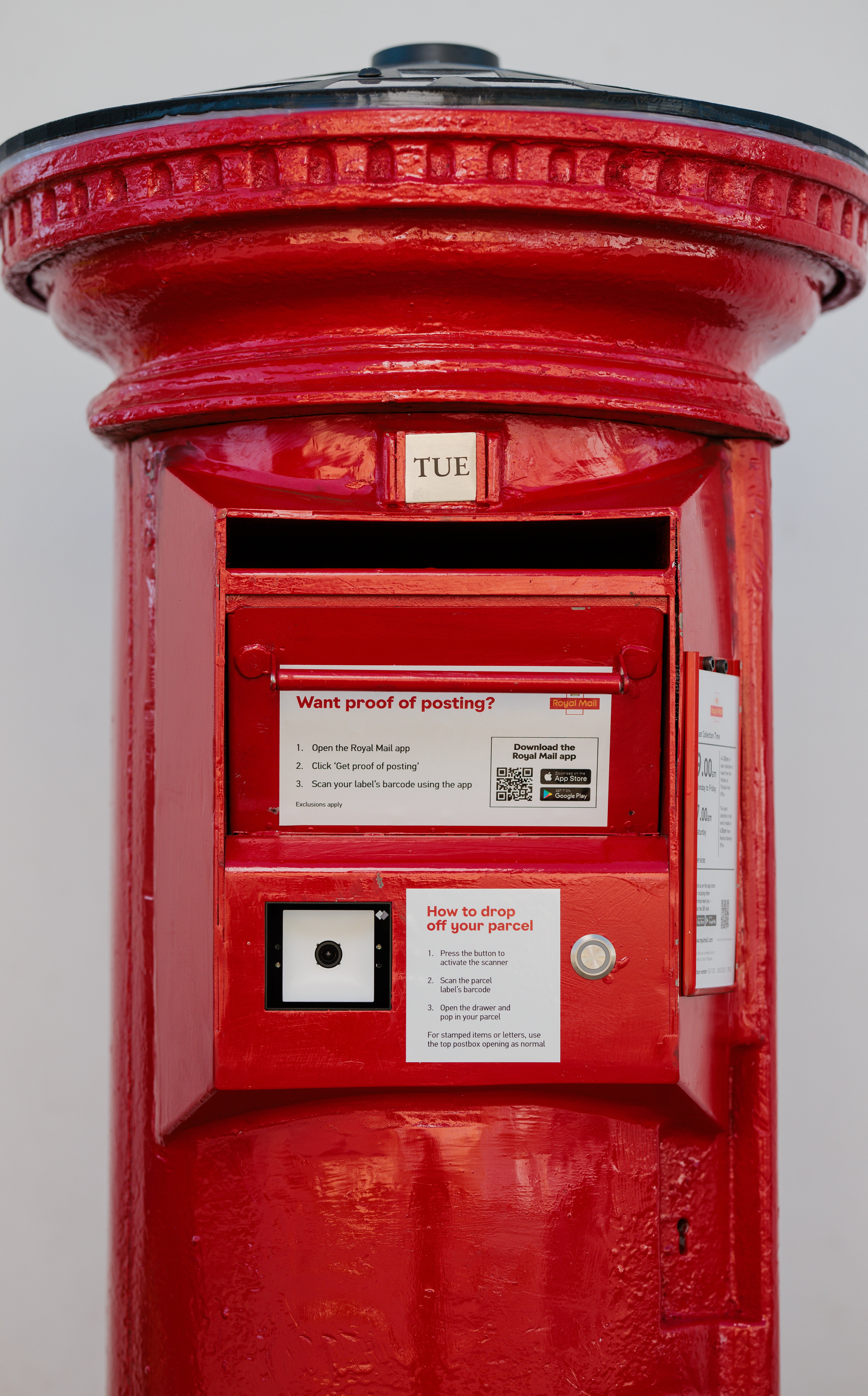 Five postboxes will be trialed in Herfordshire and Cambridgeshire