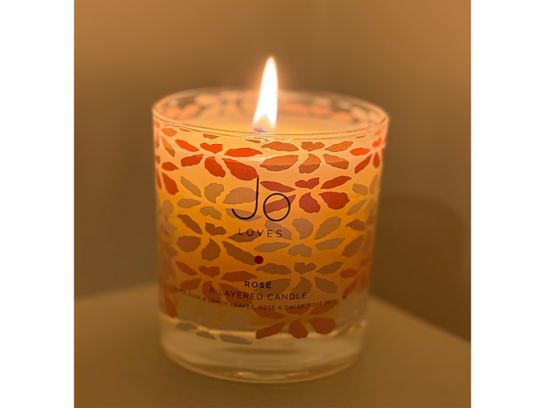 Jo Loves testing pics for best scented candles review indybest