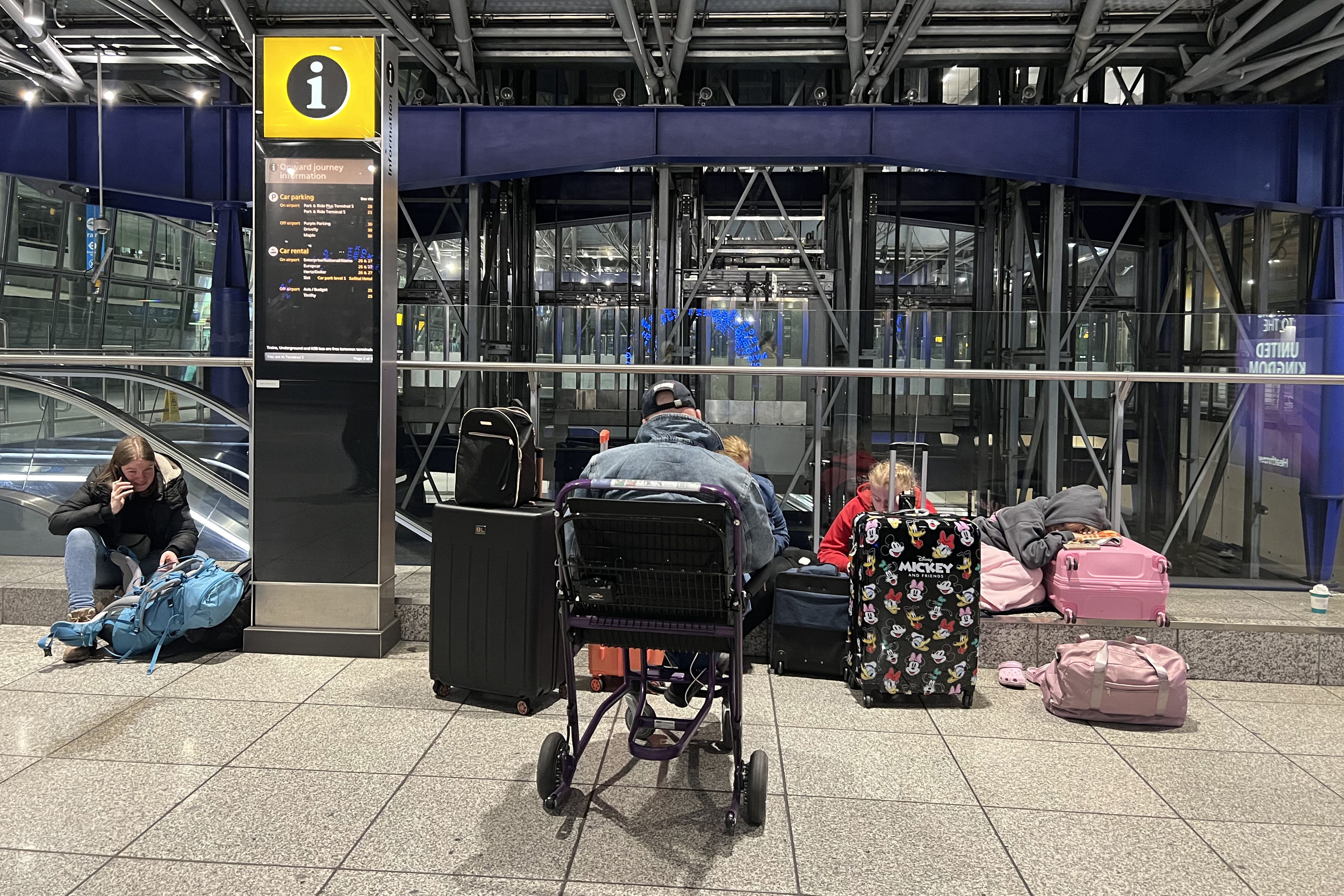 Heathrow airport’s passenger numbers declined by 7.5% year-on-year in March