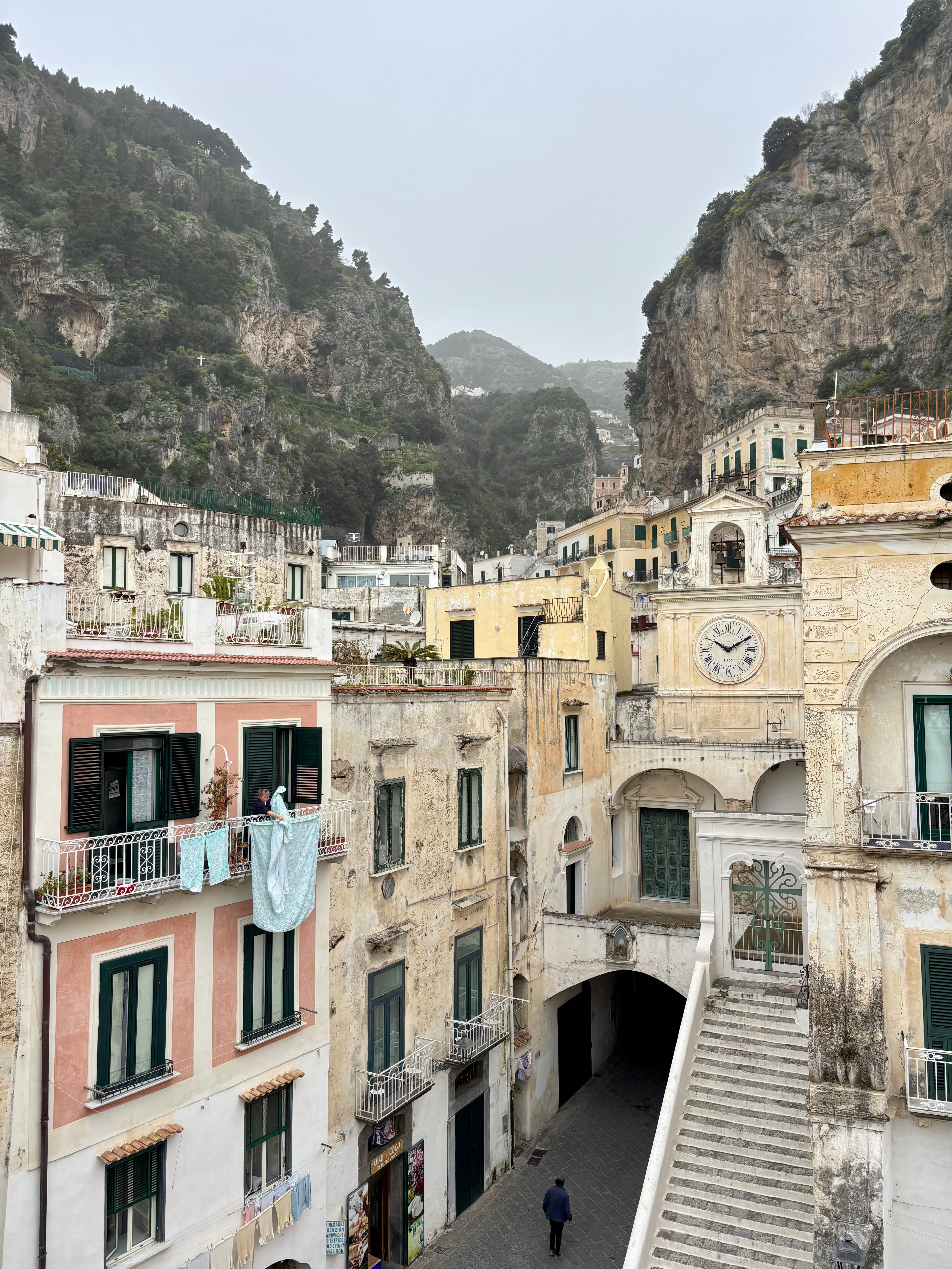 Atrani has the Monti Lattari mountain range as its powerful backdrop