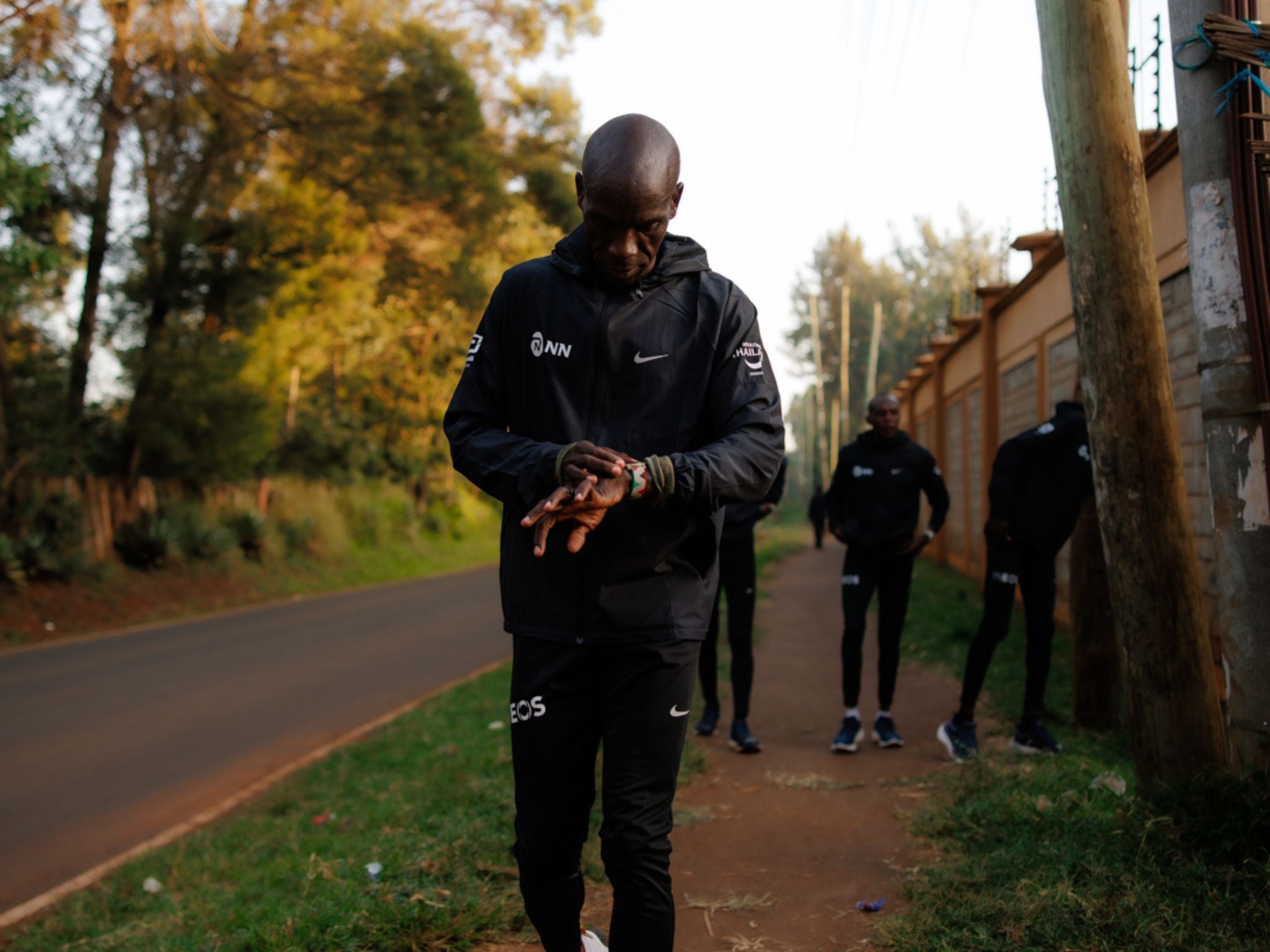 Eliud Kipchoge tracking his session on the Coros Pace 3