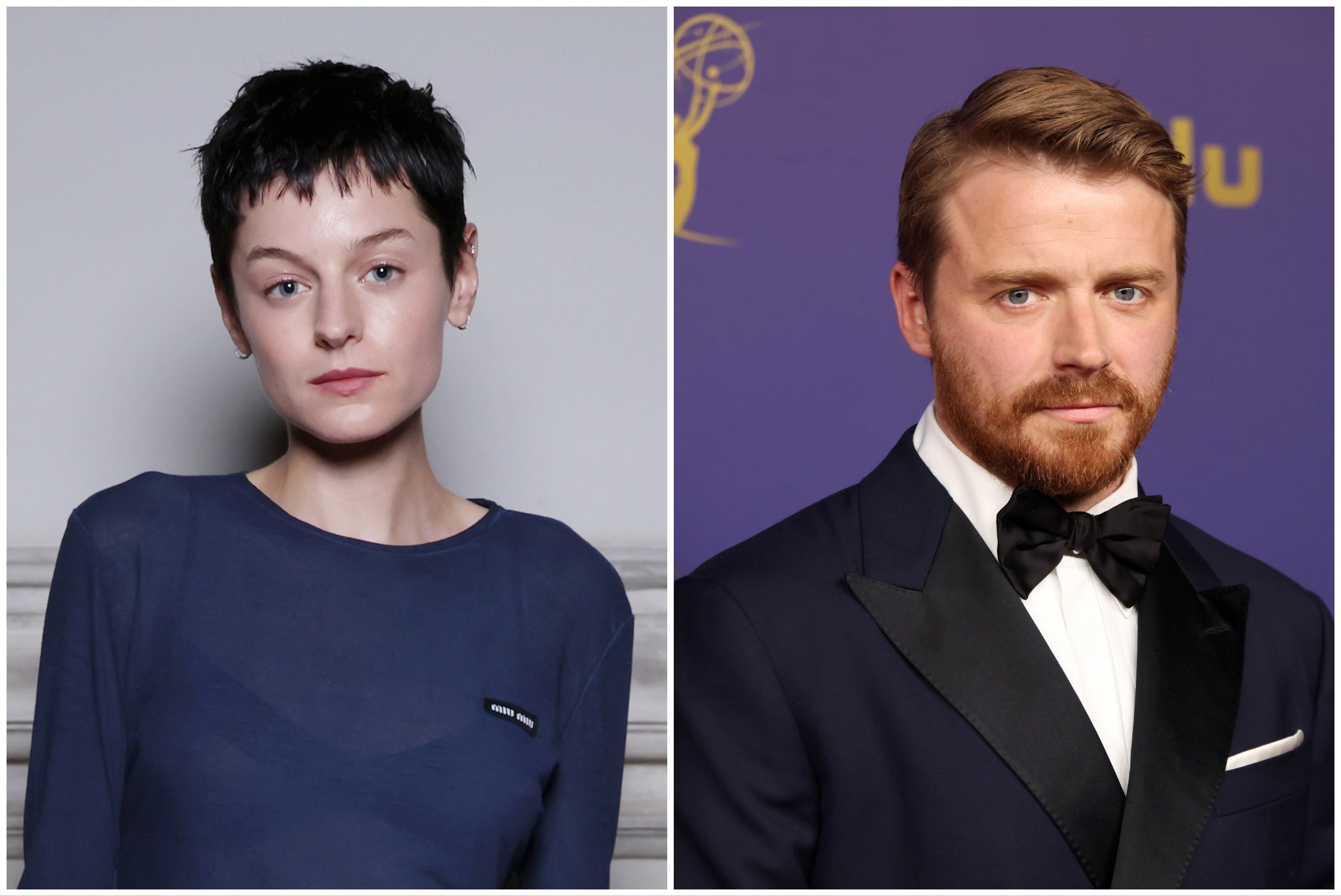 Emma Corrin (left) will play Elizabeth Bennett opposite Jack Lowden’s Mr Darcy in Netflix’ adaptation of ‘Pride and Prejudice’