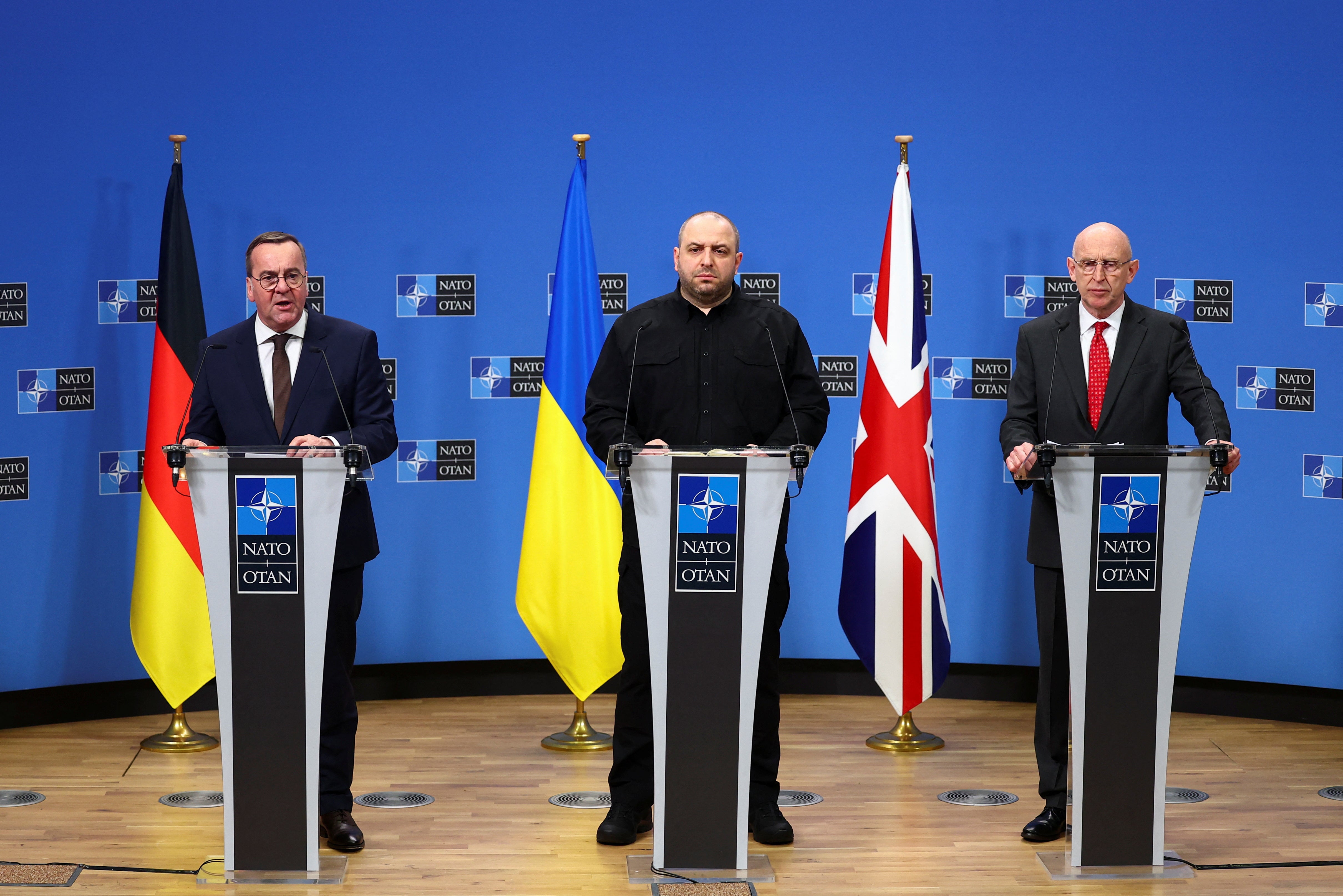 Germany’s defence minister warned peace in Ukraine ‘appears out of reach’ in the near future