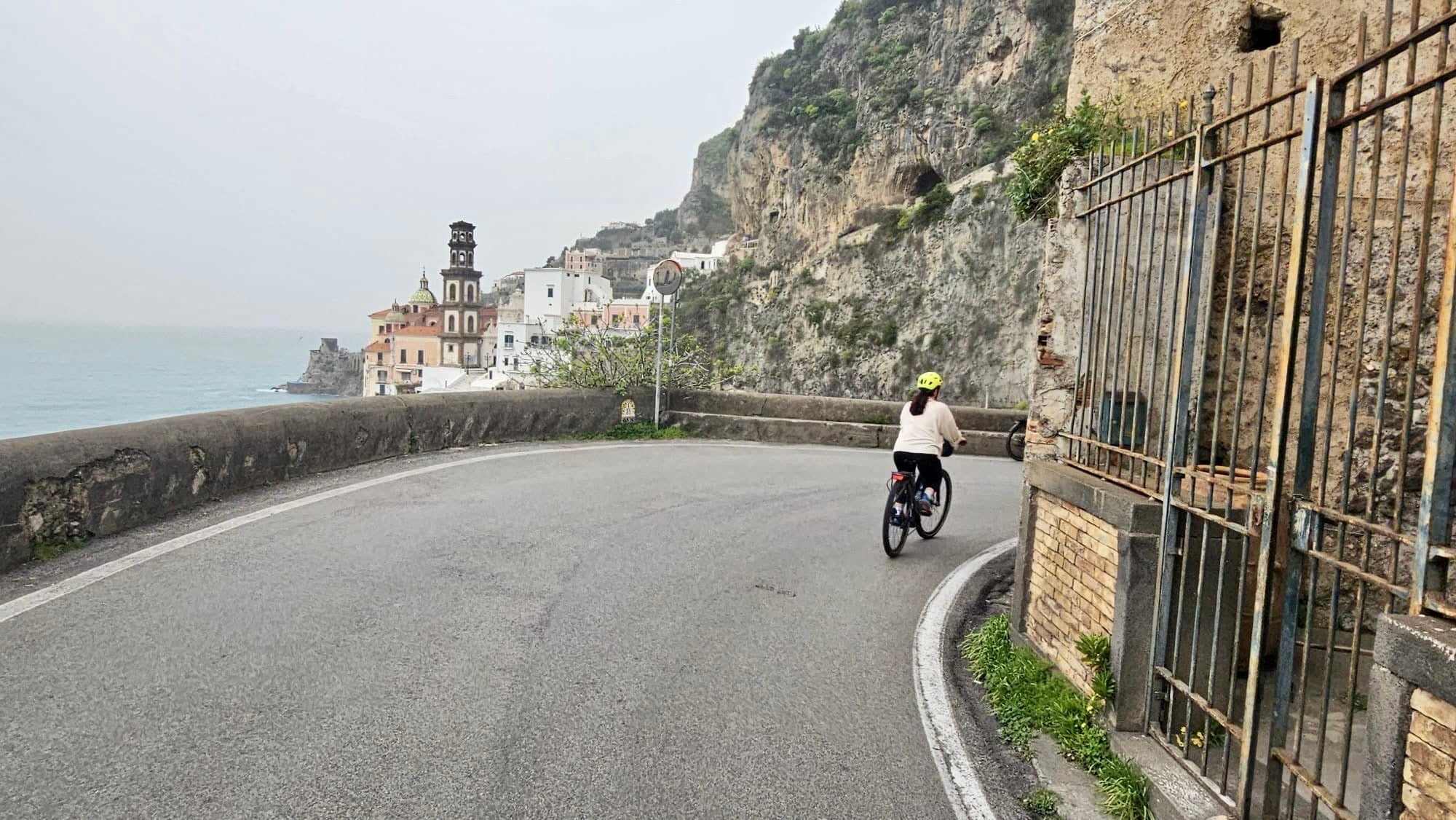 Down into Atrani, one of Italy’s smallest towns by size