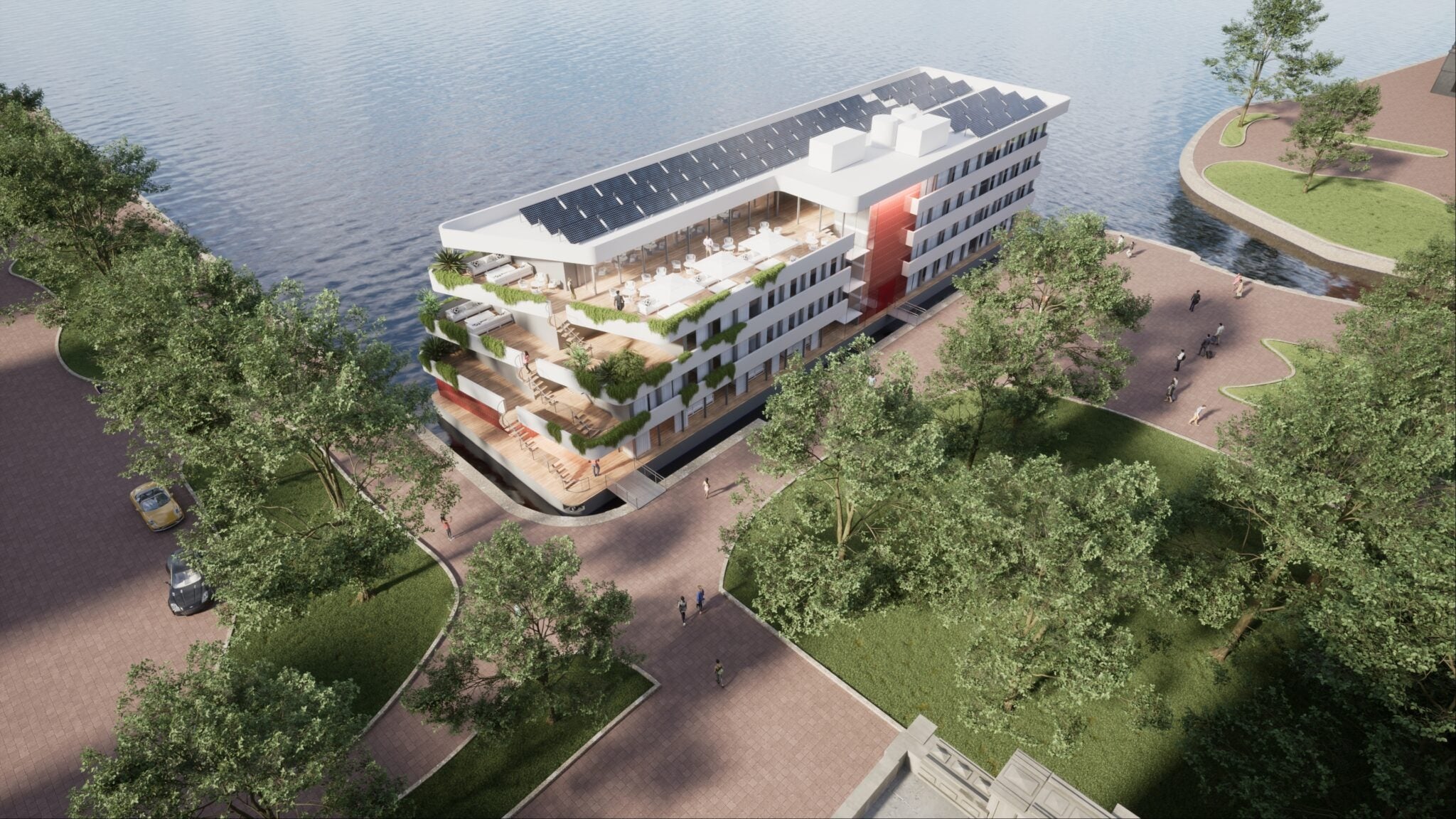 The ‘landmark’ design intends to ‘enrich the city’s waterfront’