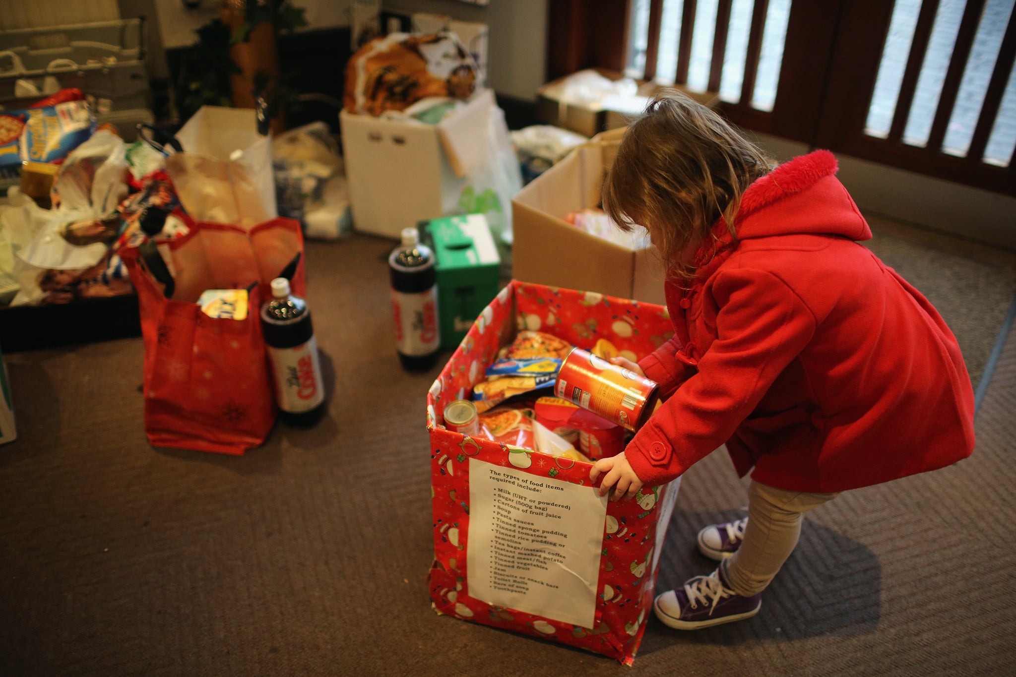 Food bank Britain: Campaigners say the two-child limit on benefits is having a devastating effect